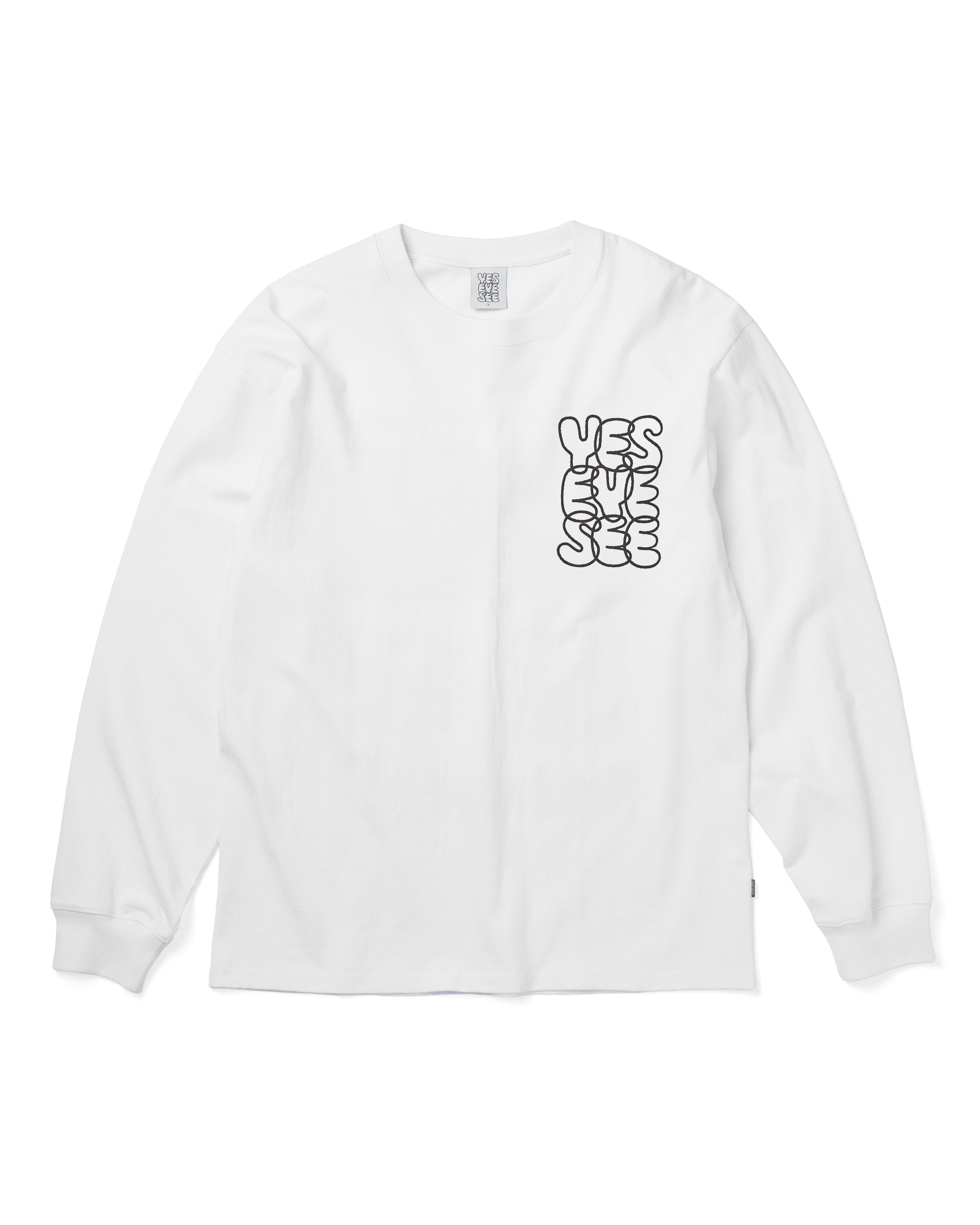 yeseyesee - C-Logo L/S (White) product image 1 | TRAB K-Fashion Australia
