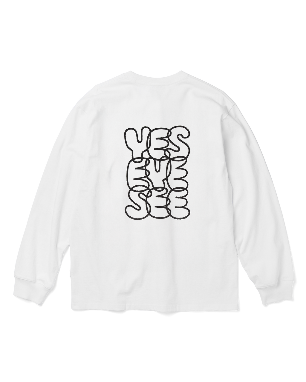 yeseyesee - C-Logo L/S (White) product image 2 | TRAB K-Fashion Australia