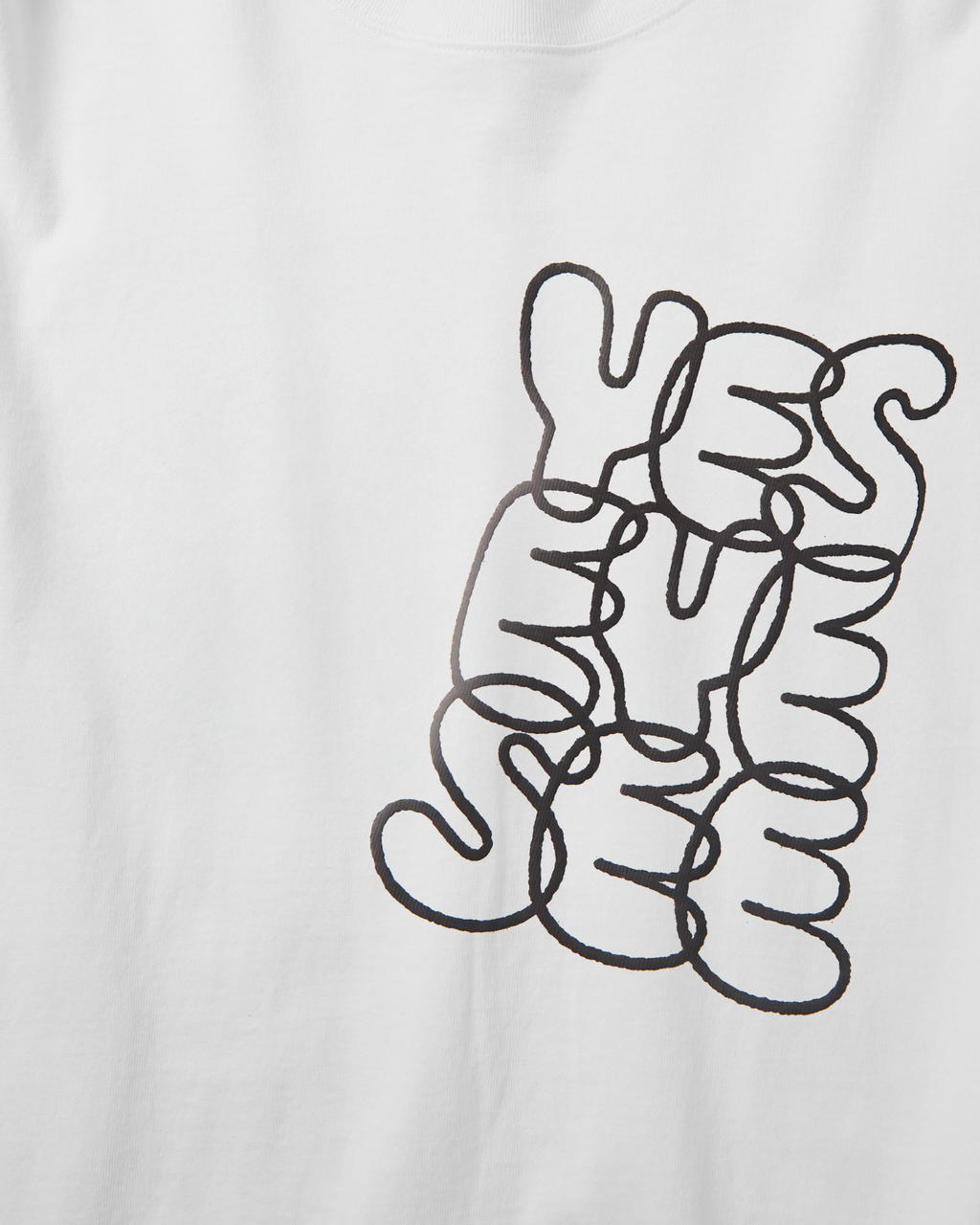 yeseyesee - C-Logo L/S (White) product image 4 | TRAB K-Fashion Australia