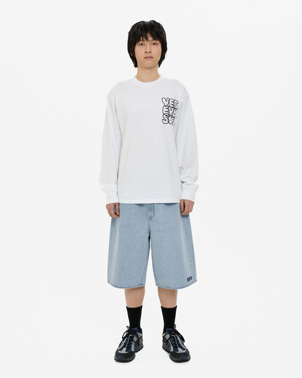 yeseyesee - C-Logo L/S (White) product image 7 | TRAB K-Fashion Australia