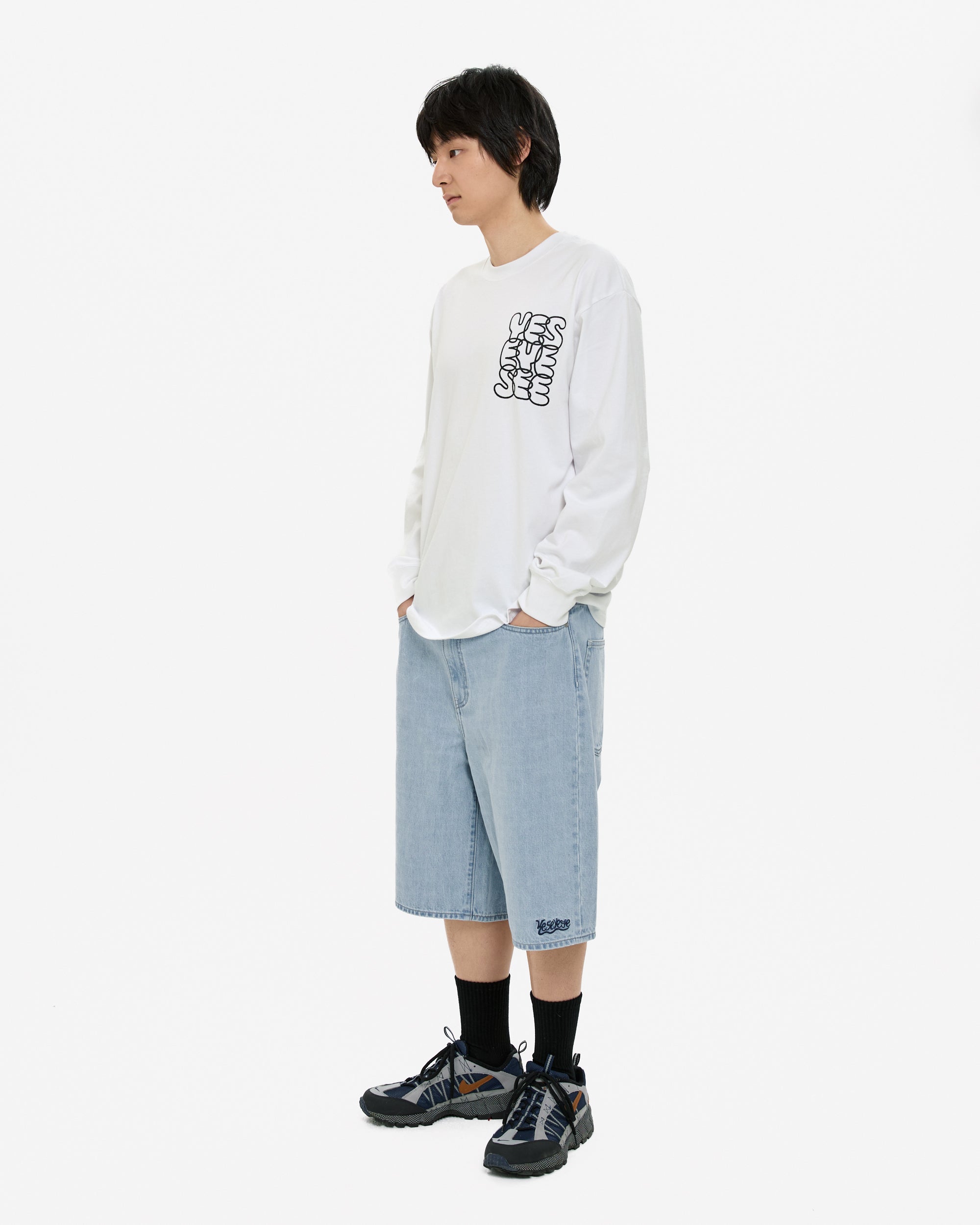 yeseyesee - C-Logo L/S (White) product image 8 | TRAB K-Fashion Australia