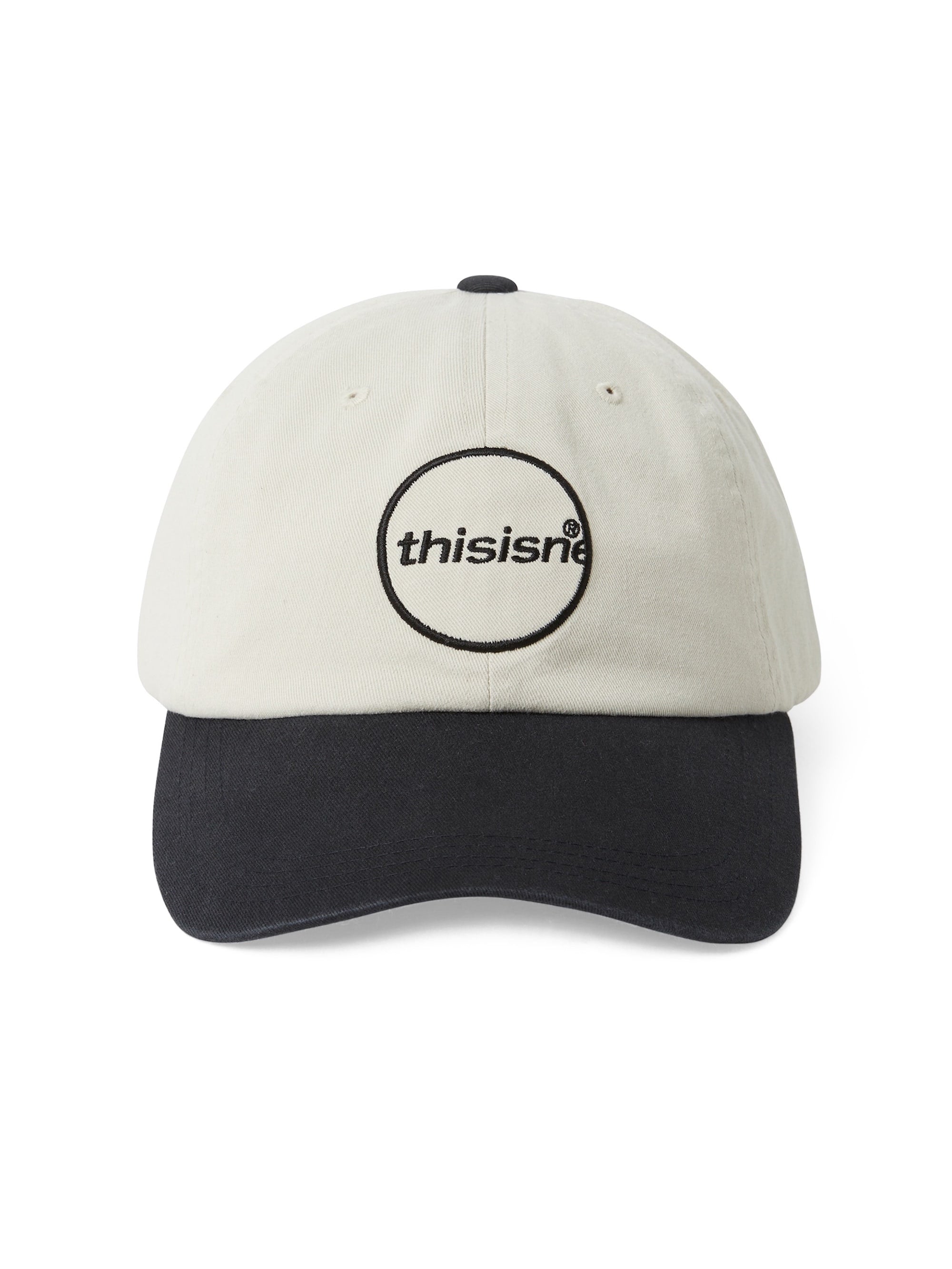 thisisneverthat - C-Logo Patch Cap (Ivory/Navy) product image 2 | TRAB K-Fashion Australia
