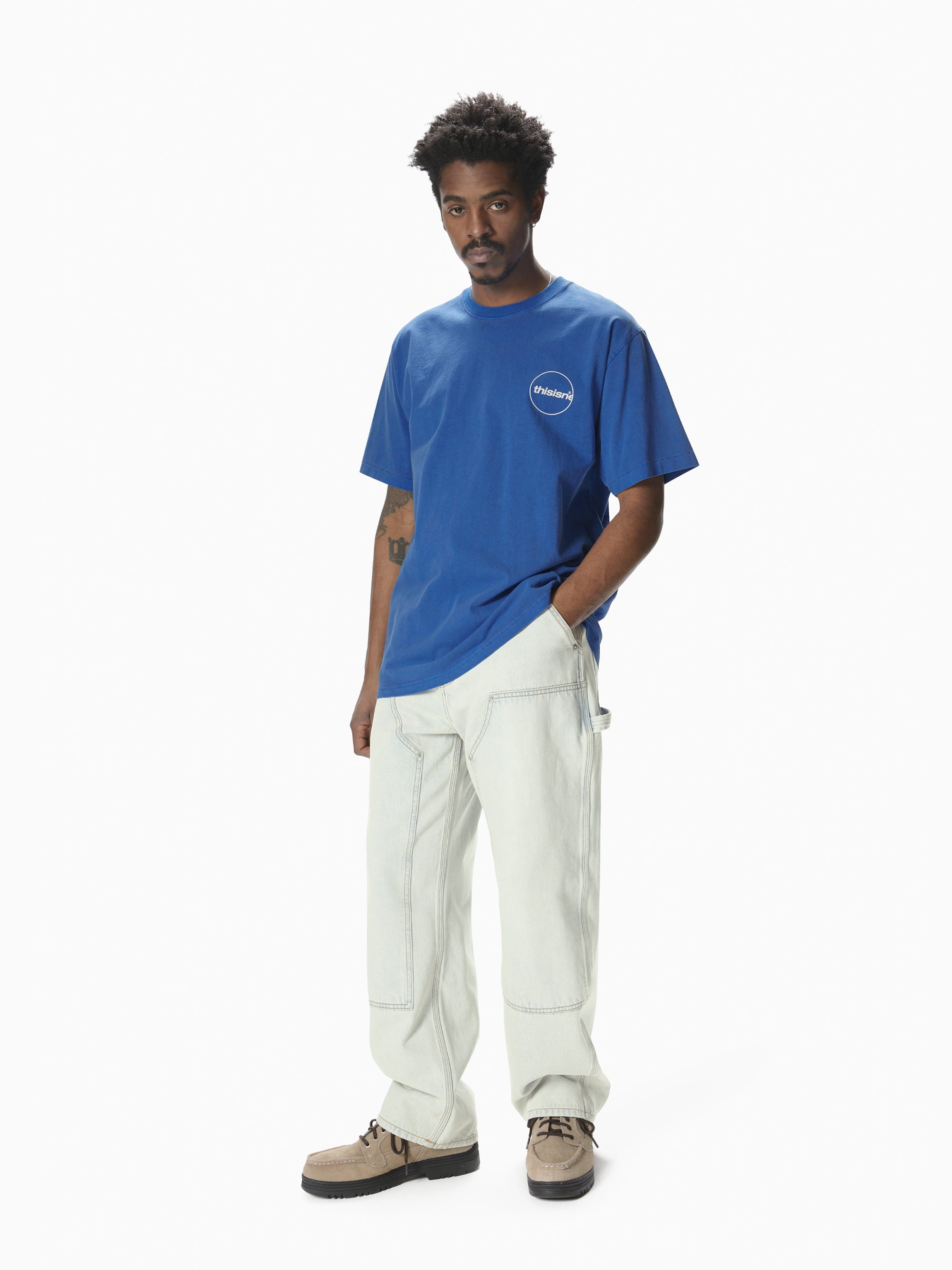 thisisneverthat - C-Logo Tee (Blue) product image 5 | TRAB K-Fashion Australia