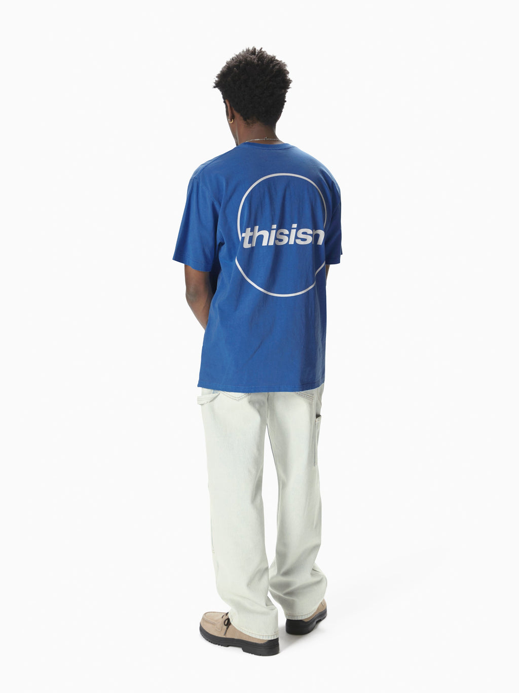 thisisneverthat - C-Logo Tee (Blue) product image 4 | TRAB K-Fashion Australia