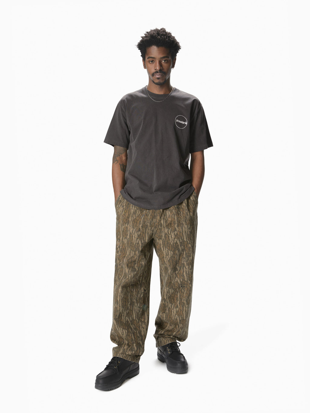 thisisneverthat - C-Logo Tee (Charcoal) product image 4 | TRAB K-Fashion Australia