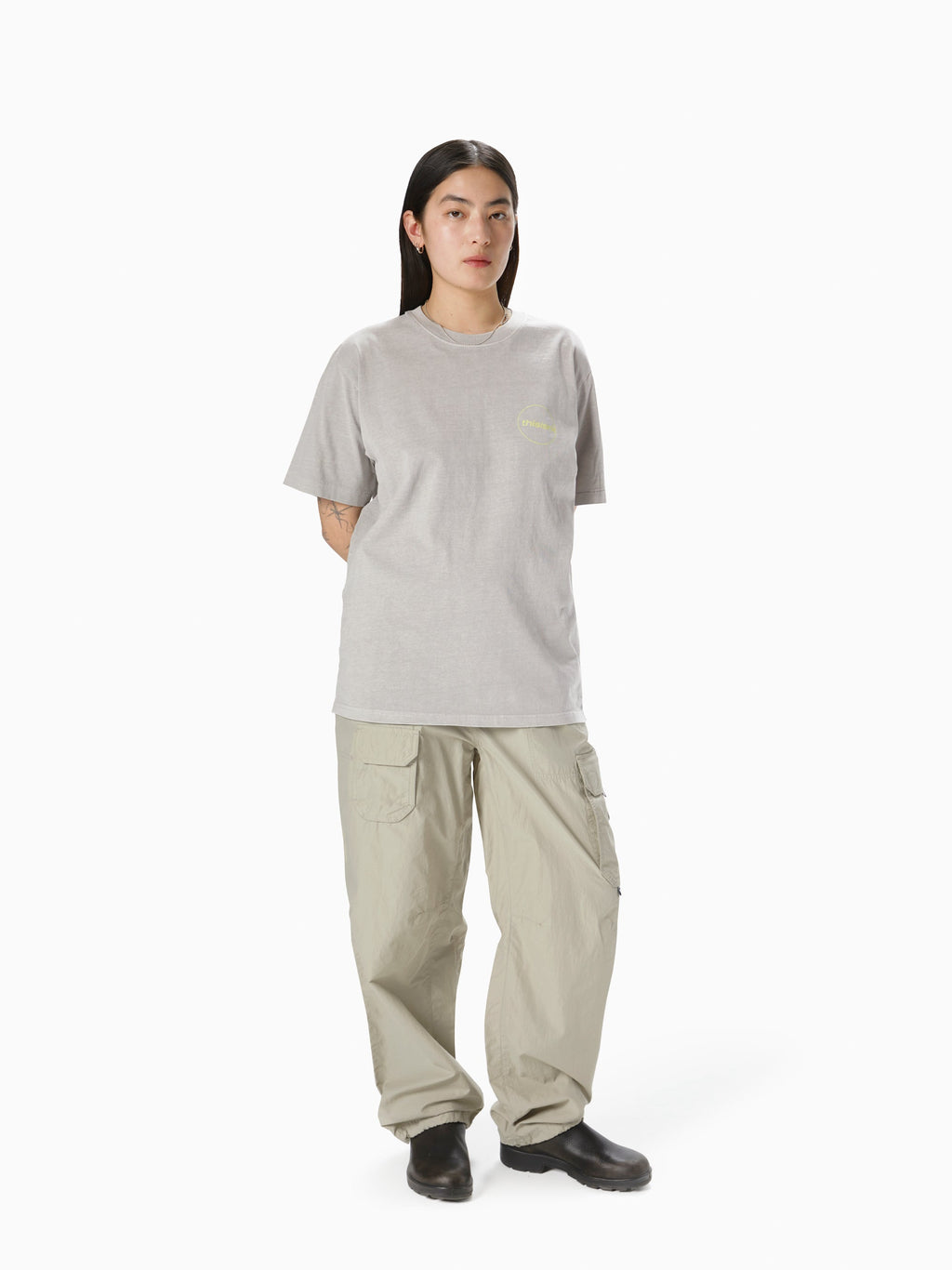 thisisneverthat - C-Logo Tee (Grey) product image 5 | TRAB K-Fashion Australia