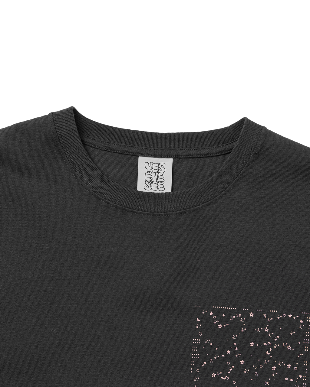 yeseyesee - C-Logo Twinkle Tee (Charcoal) product image 3 | TRAB K-Fashion Australia