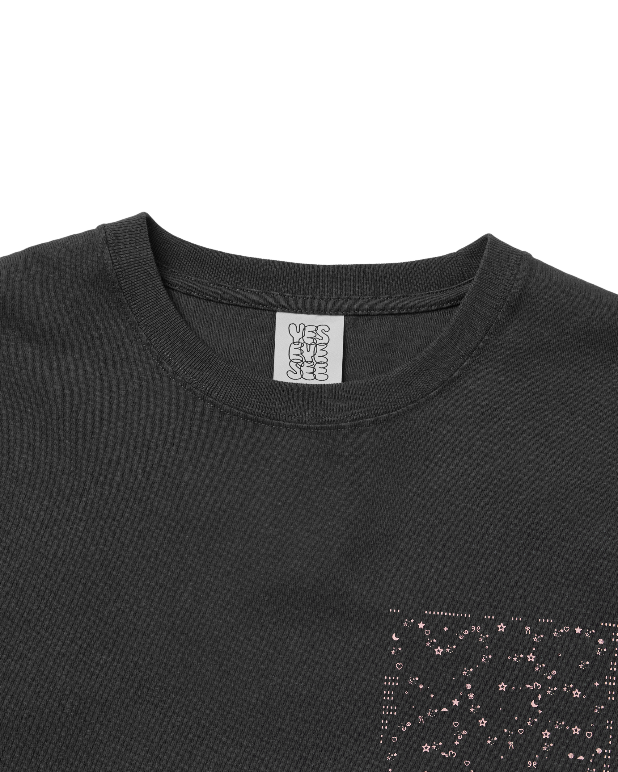 yeseyesee - C-Logo Twinkle Tee (Charcoal) product image 3 | TRAB K-Fashion Australia