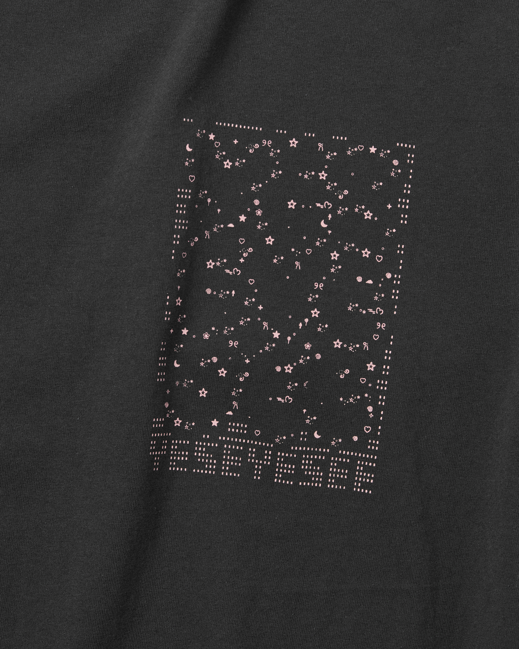yeseyesee - C-Logo Twinkle Tee (Charcoal) product image 4 | TRAB K-Fashion Australia