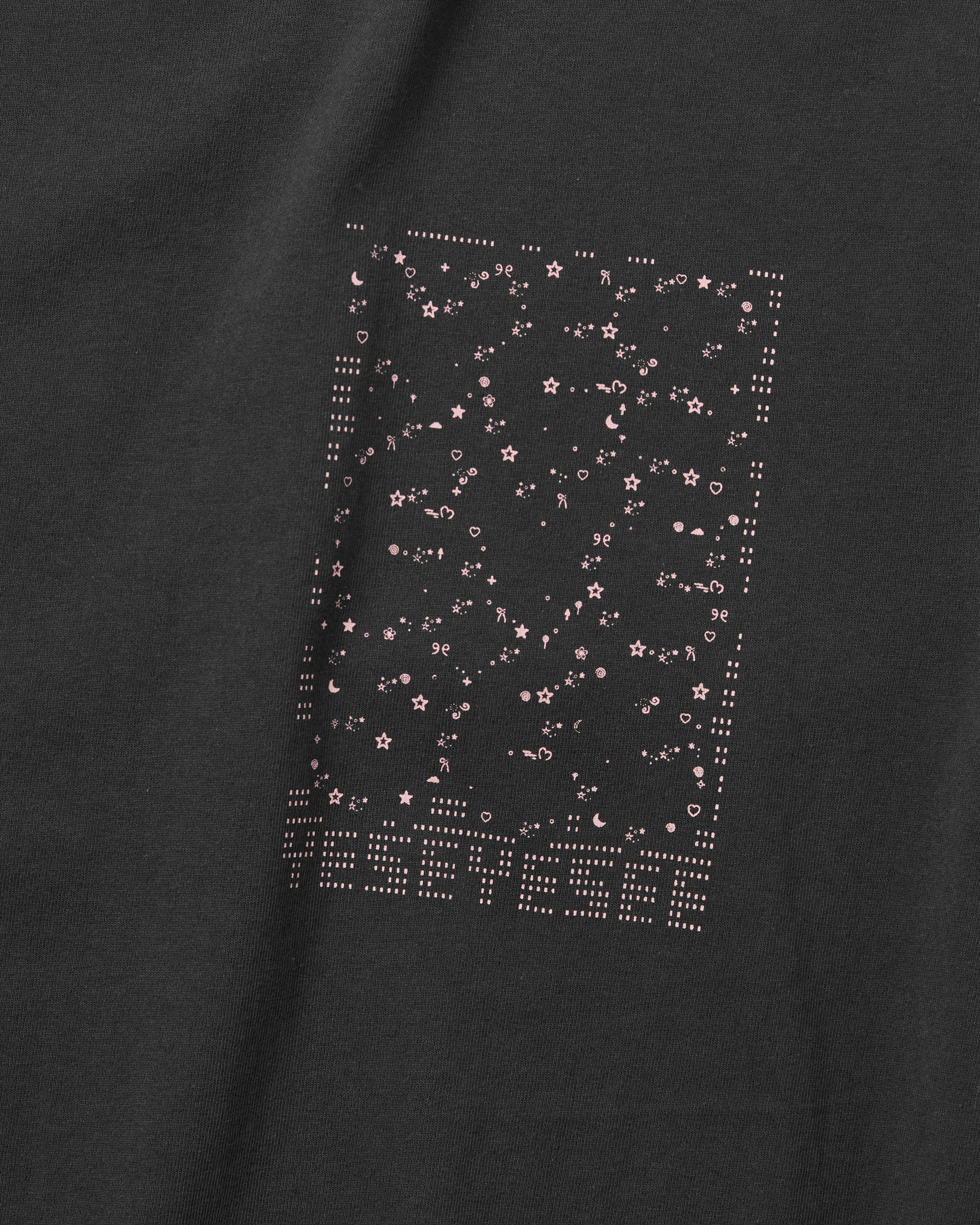 yeseyesee - C-Logo Twinkle Tee (Charcoal) product image 4 | TRAB K-Fashion Australia