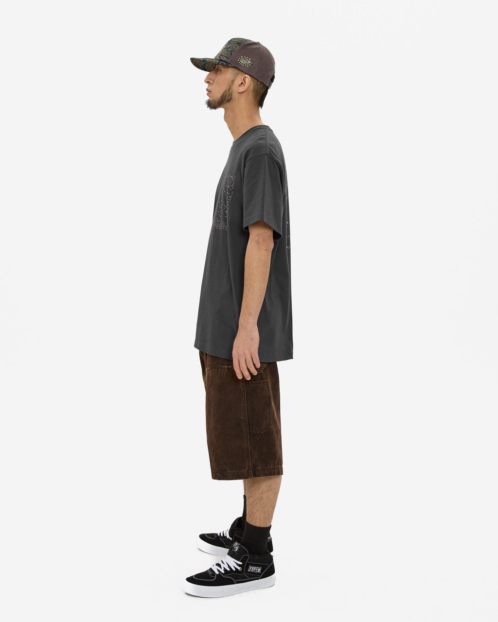 yeseyesee - C-Logo Twinkle Tee (Charcoal) product image 8 | TRAB K-Fashion Australia