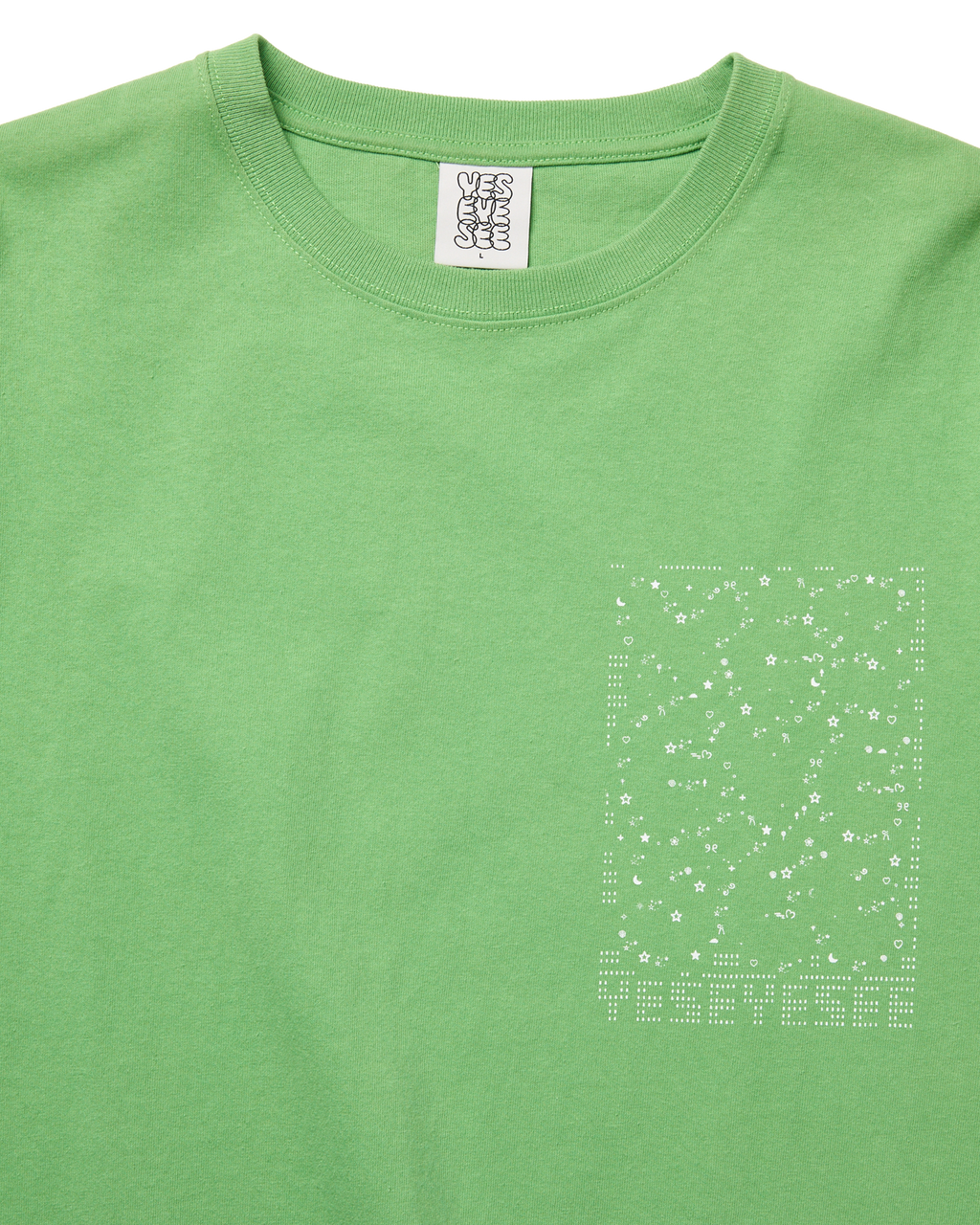 yeseyesee - C-Logo Twinkle Tee (Light Green) product image 3 | TRAB K-Fashion Australia