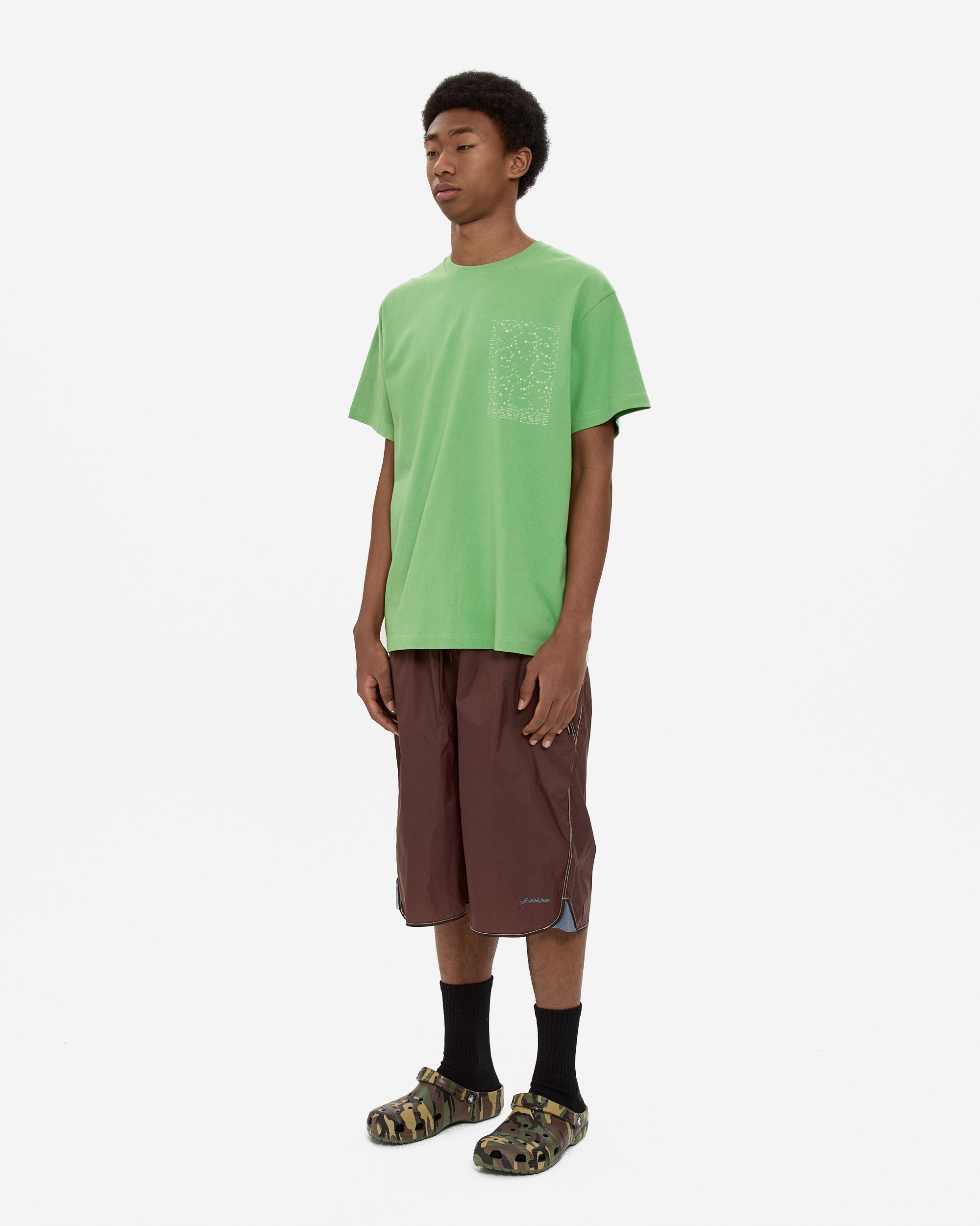 yeseyesee - C-Logo Twinkle Tee (Light Green) product image 8 | TRAB K-Fashion Australia
