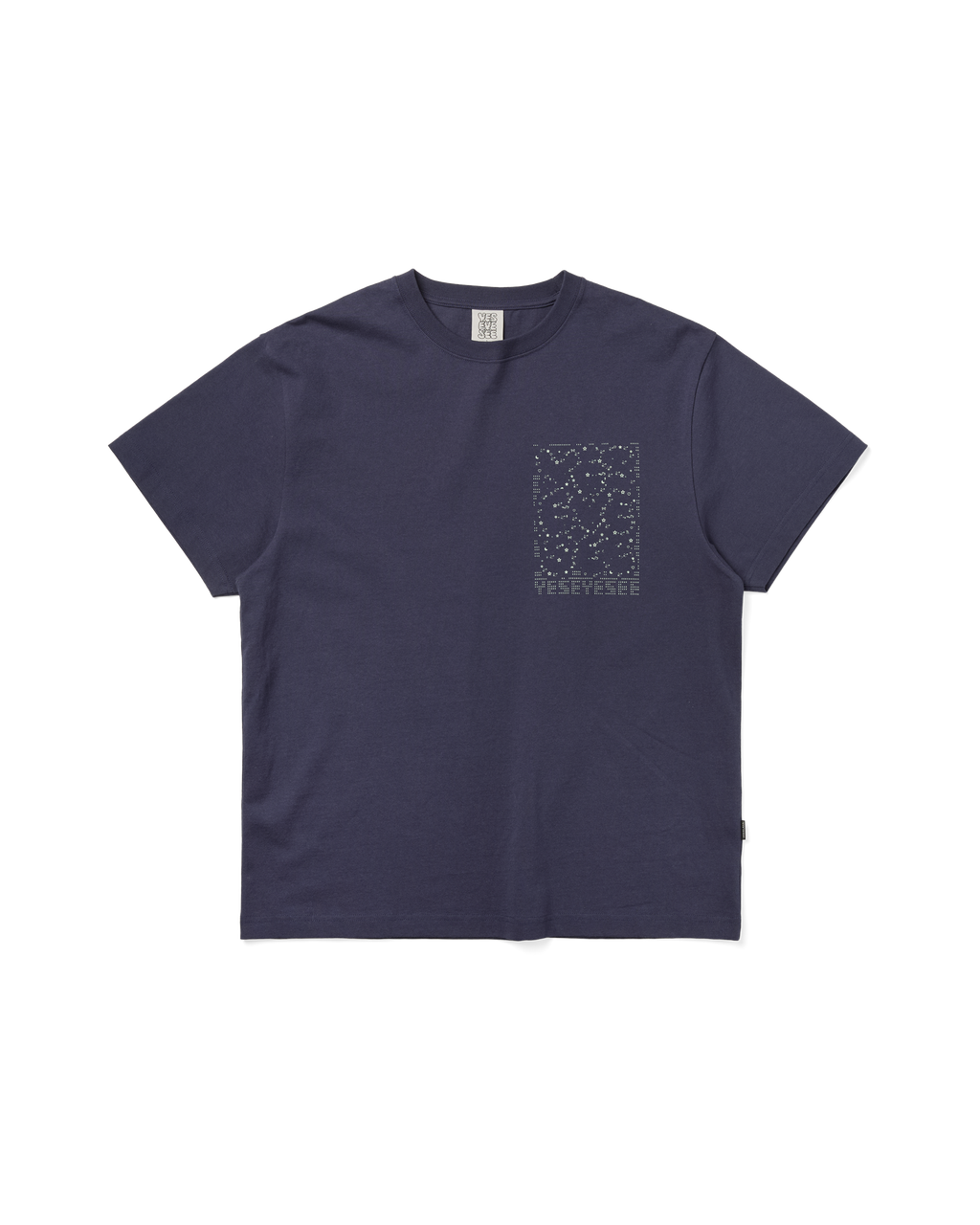yeseyesee - C-Logo Twinkle Tee (Light Navy) product image 1 | TRAB K-Fashion Australia