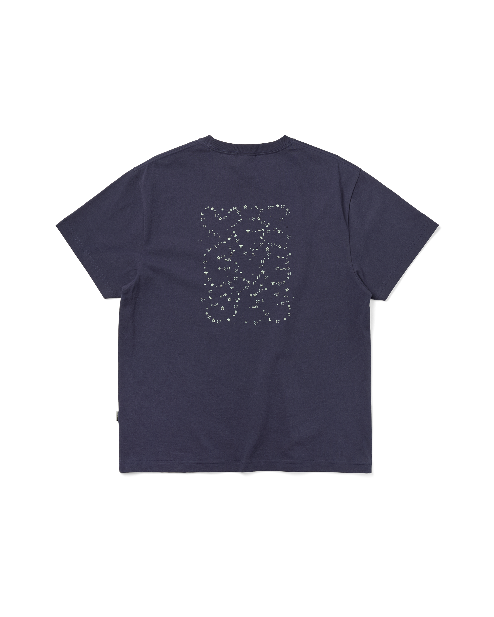 yeseyesee - C-Logo Twinkle Tee (Light Navy) product image 2 | TRAB K-Fashion Australia