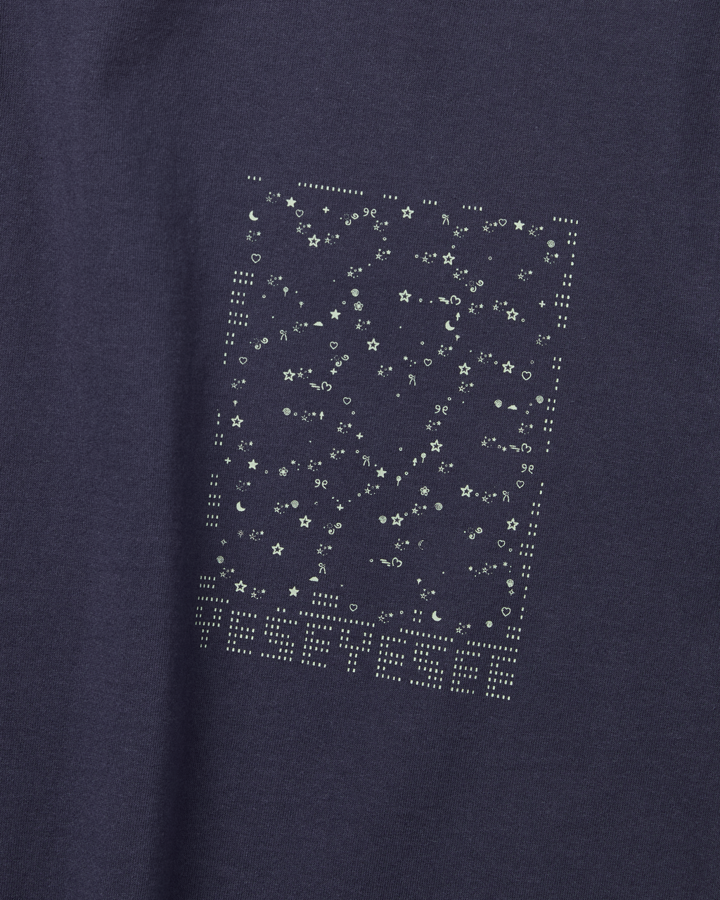 yeseyesee - C-Logo Twinkle Tee (Light Navy) product image 4 | TRAB K-Fashion Australia