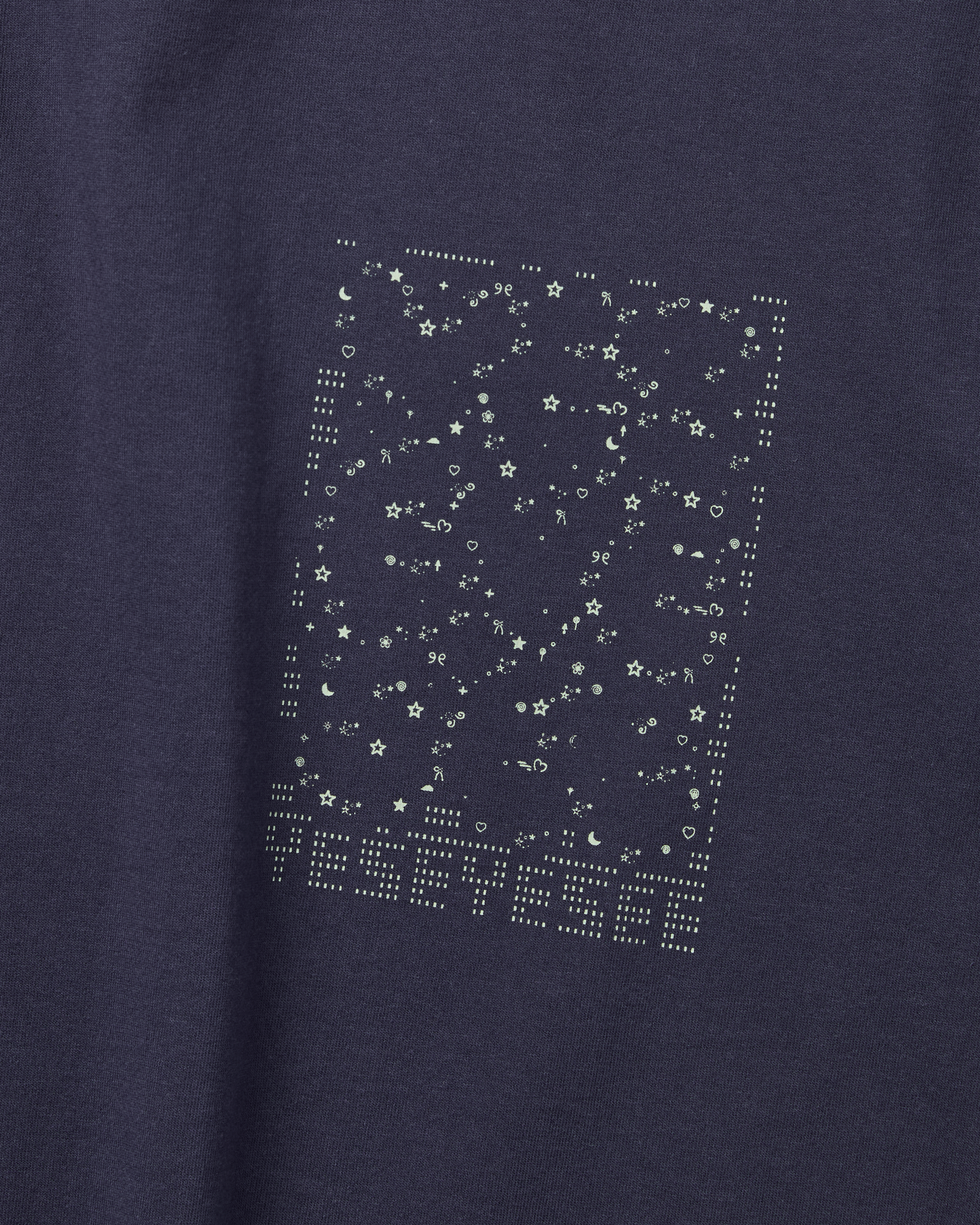yeseyesee - C-Logo Twinkle Tee (Light Navy) product image 4 | TRAB K-Fashion Australia
