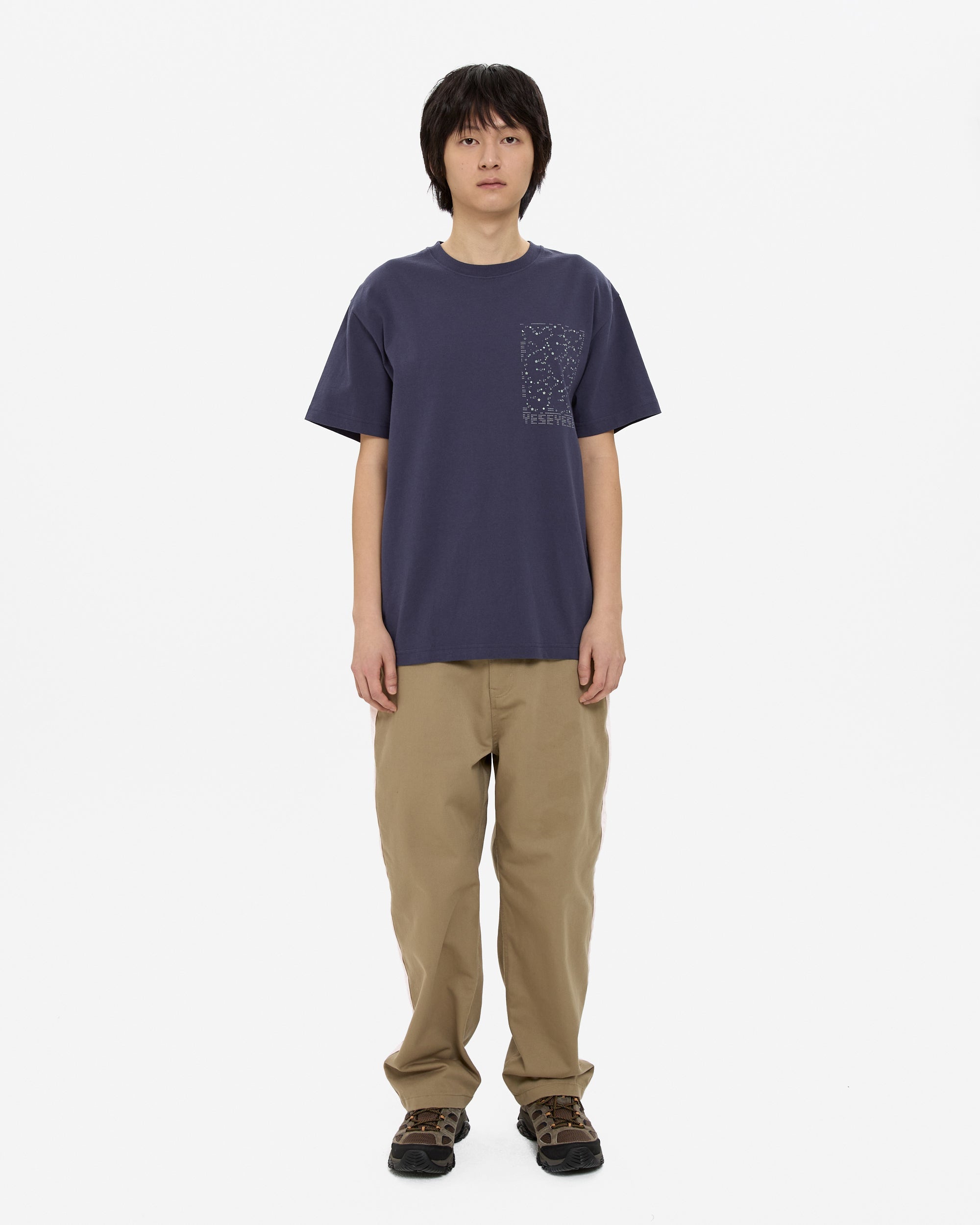 yeseyesee - C-Logo Twinkle Tee (Light Navy) product image 7 | TRAB K-Fashion Australia