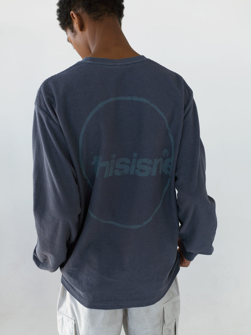 thisisneverthat - C-Logo Wale L/S Tee (Ink) product image 6 | TRAB K-Fashion Australia