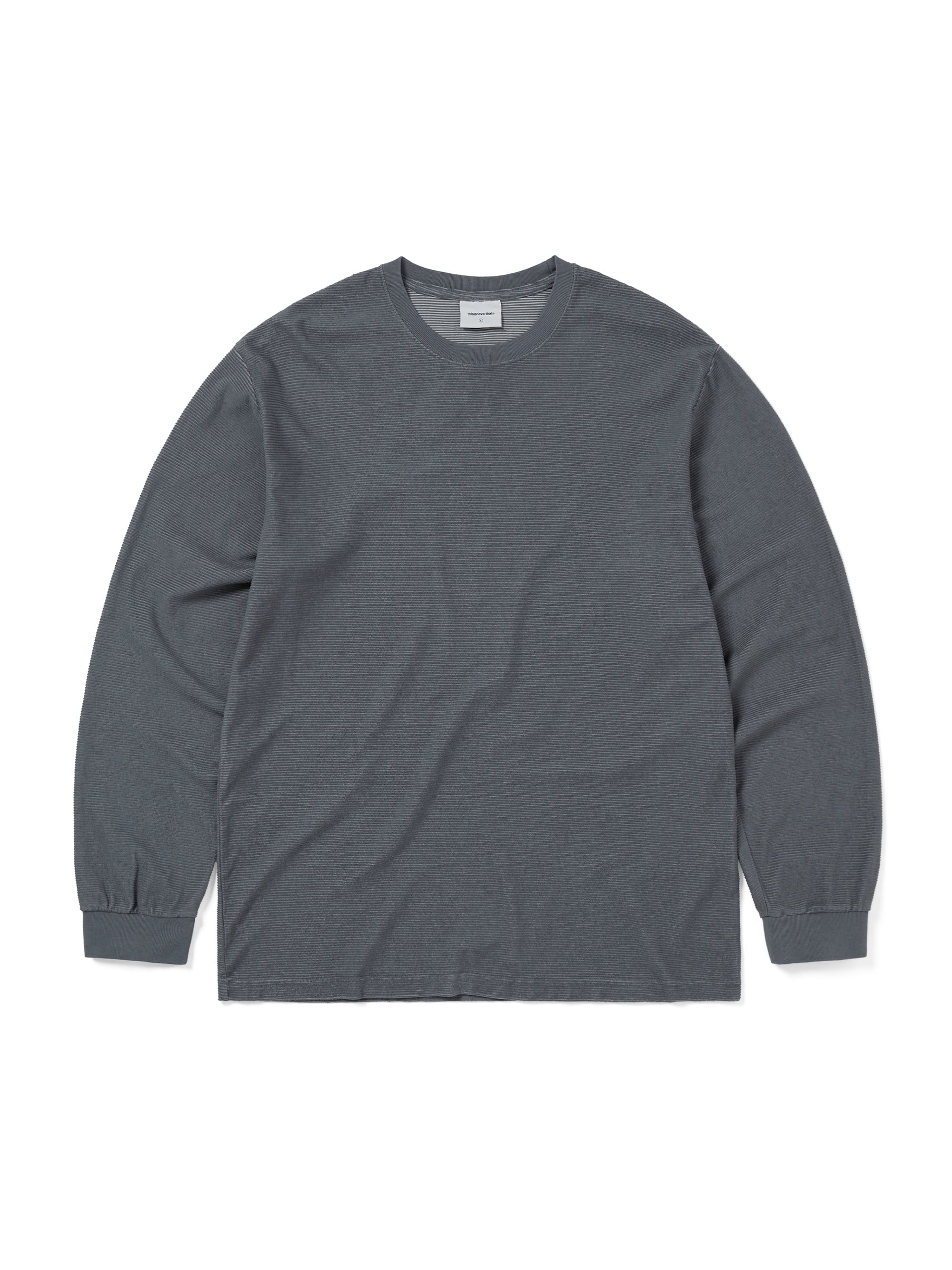 thisisneverthat - C-Logo Wale L/S Tee (Ink) product image 2 | TRAB K-Fashion Australia