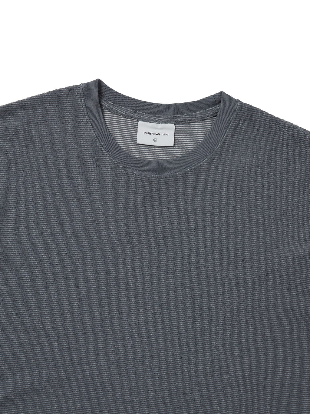thisisneverthat - C-Logo Wale L/S Tee (Ink) product image 3 | TRAB K-Fashion Australia