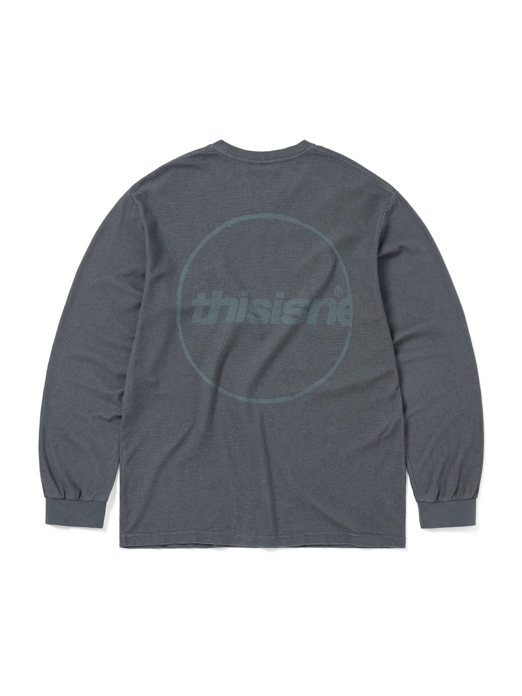 thisisneverthat - C-Logo Wale L/S Tee (Ink) product image 1 | TRAB K-Fashion Australia