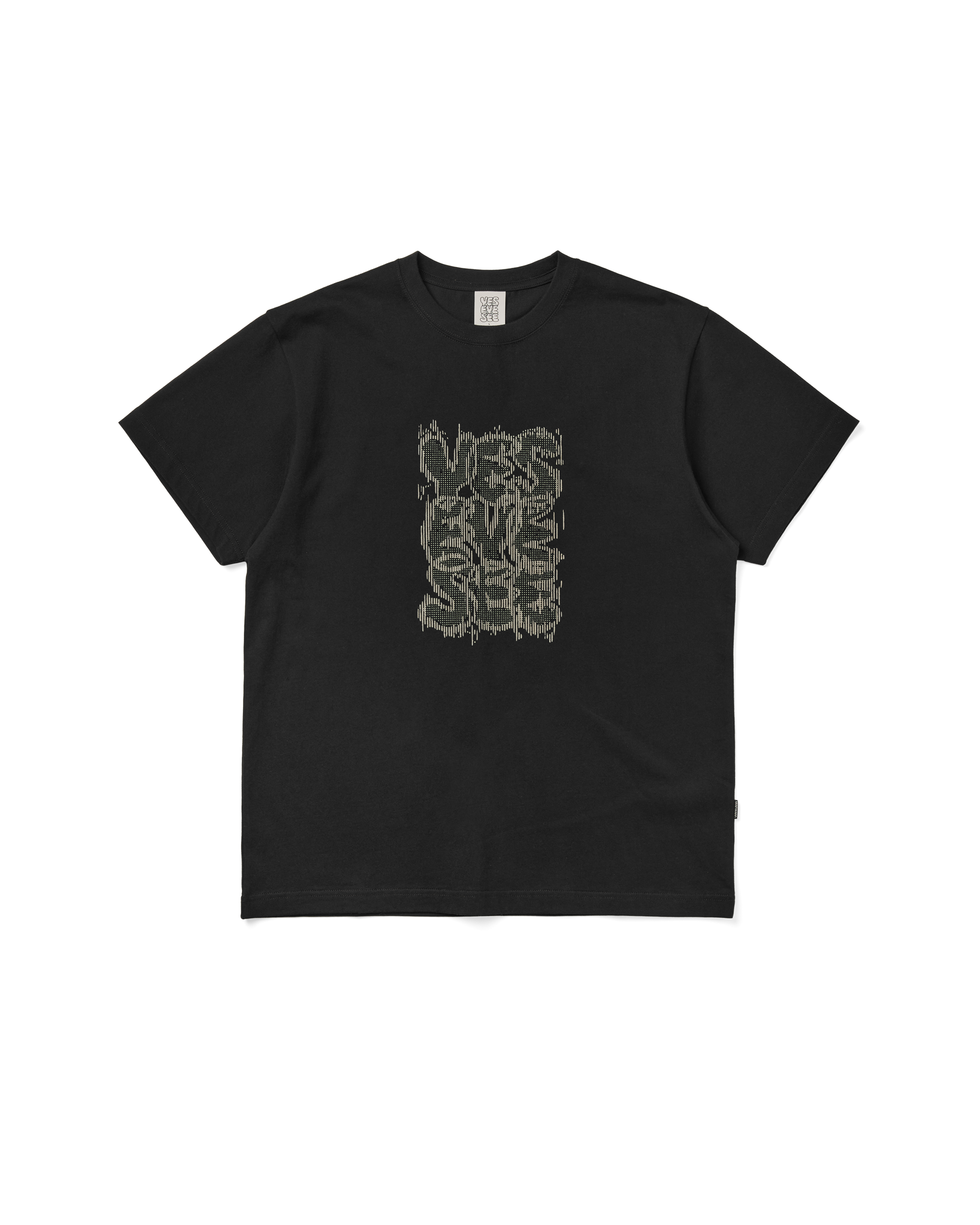 yeseyesee - C-Logo Dot Tee (Black) product image 1 | TRAB K-Fashion Australia