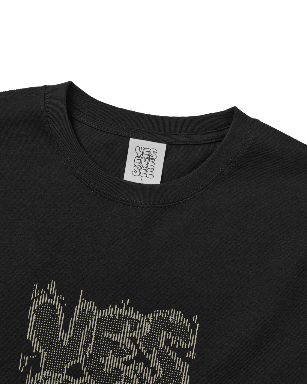 yeseyesee - C-Logo Dot Tee (Black) product image 3 | TRAB K-Fashion Australia