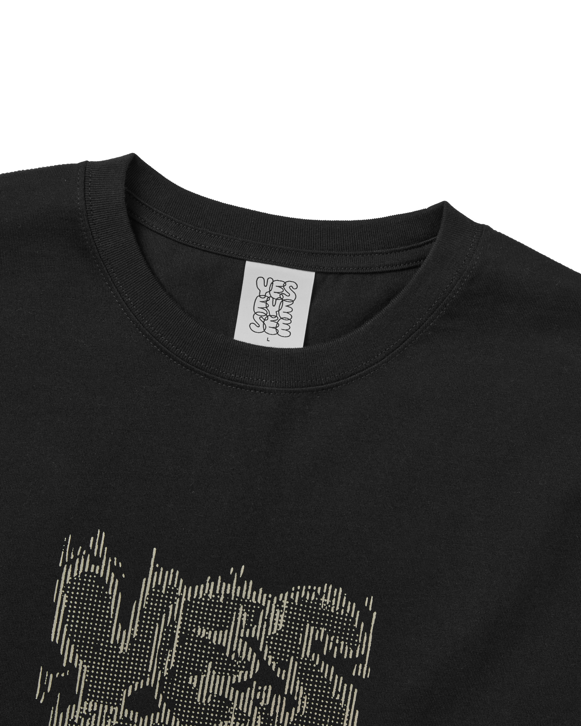 yeseyesee - C-Logo Dot Tee (Black) product image 3 | TRAB K-Fashion Australia