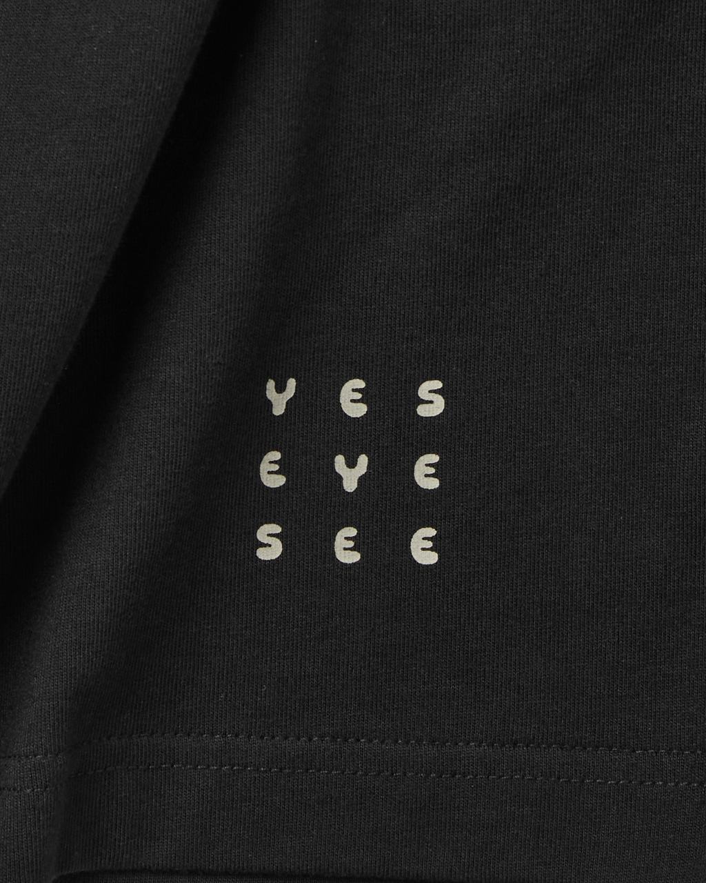 yeseyesee - C-Logo Dot Tee (Black) product image 6 | TRAB K-Fashion Australia