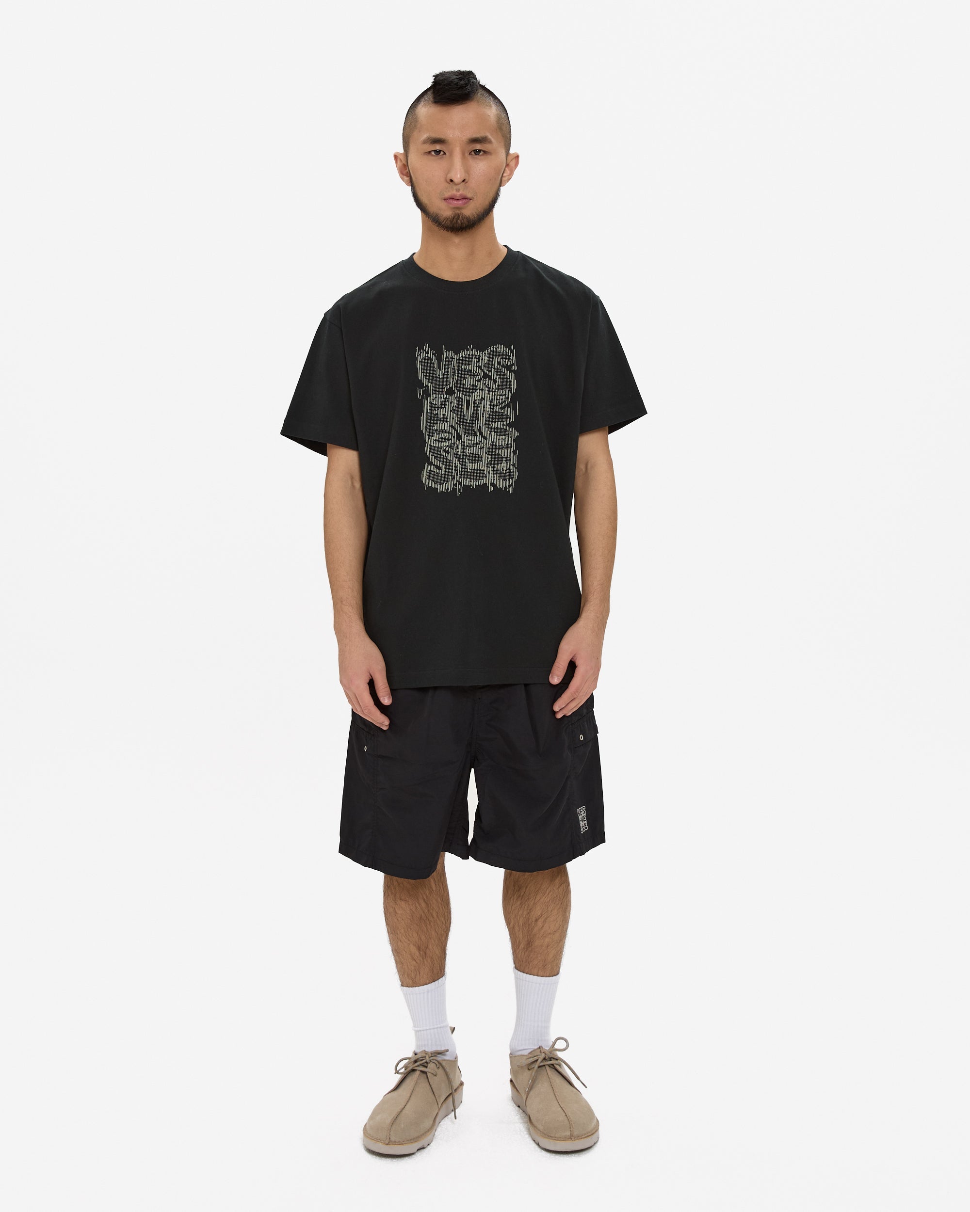yeseyesee - C-Logo Dot Tee (Black) product image 7 | TRAB K-Fashion Australia