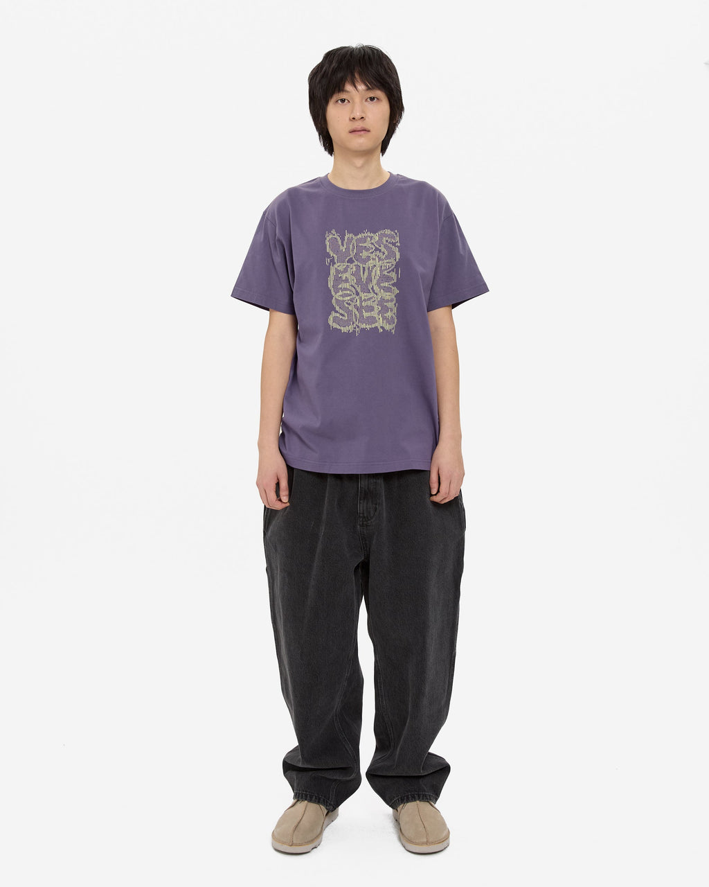 yeseyesee - C-Logo Dot Tee (Light Purple) product image 7 | TRAB K-Fashion Australia