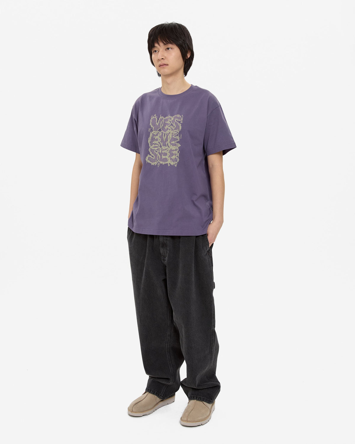 yeseyesee - C-Logo Dot Tee (Light Purple) product image 8 | TRAB K-Fashion Australia
