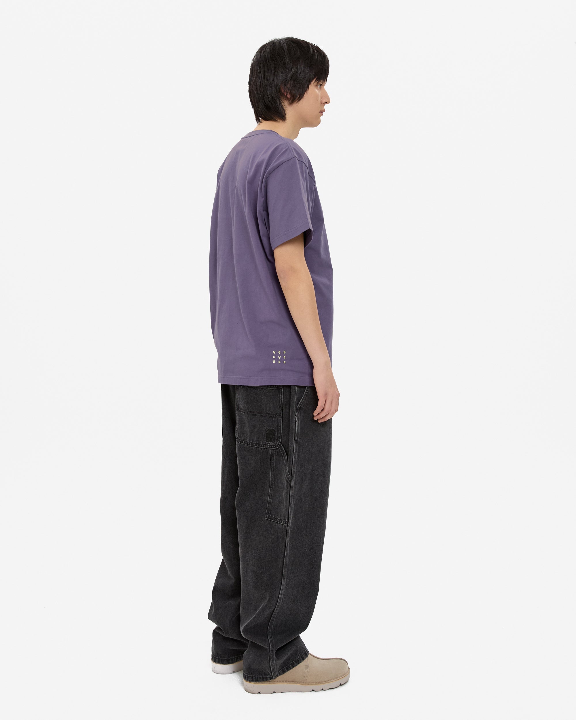 yeseyesee - C-Logo Dot Tee (Light Purple) product image 9 | TRAB K-Fashion Australia