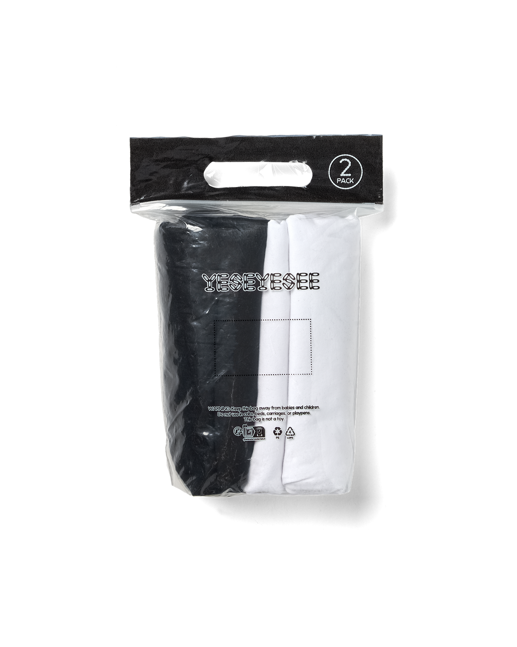 yeseyesee - C-Logo Easy 2 Pack Tee (Multi) product image 3 | TRAB K-Fashion Australia