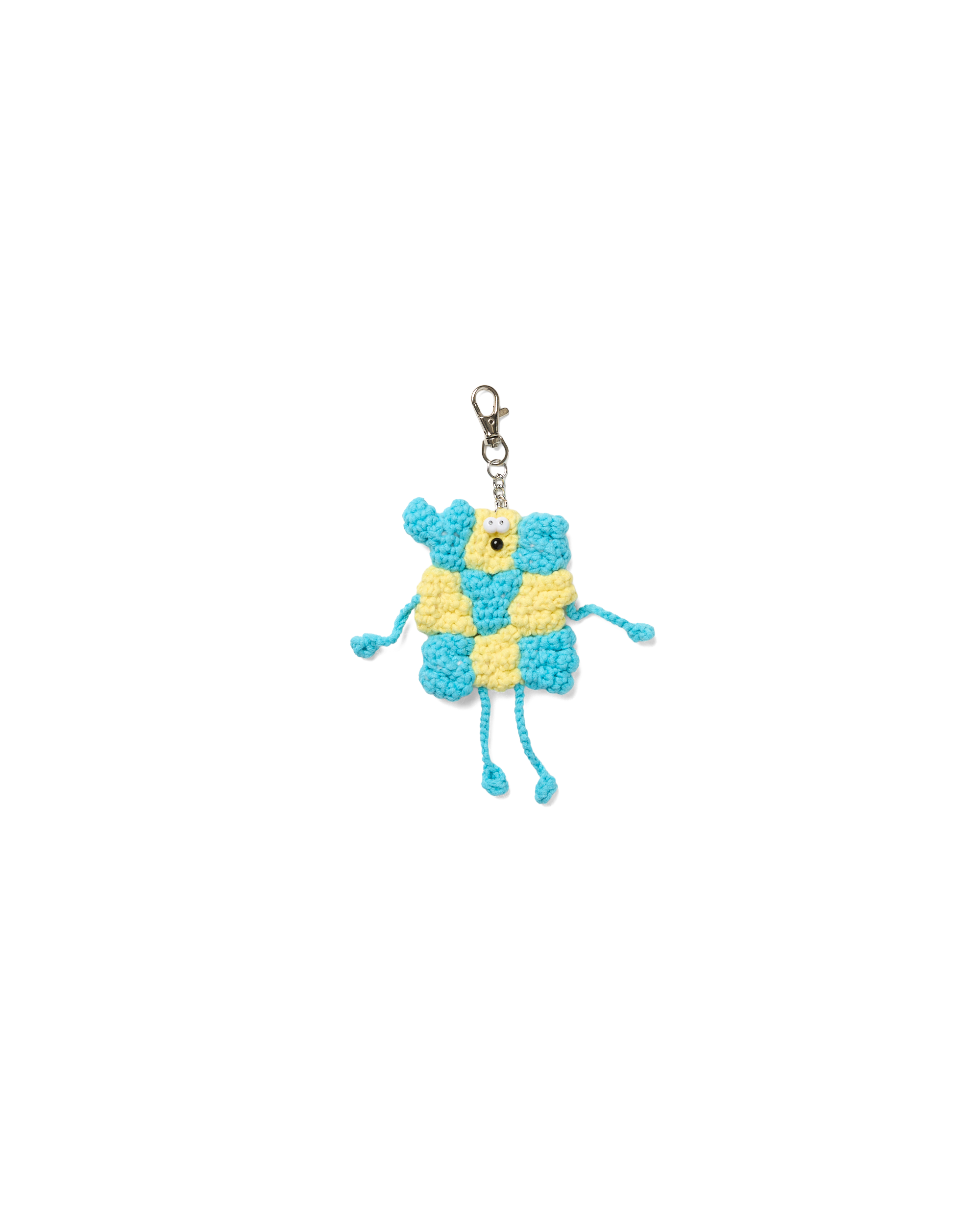 yeseyesee - C-Logo Knit Keyring (Sky Blue) product image 1 | TRAB K-Fashion Australia