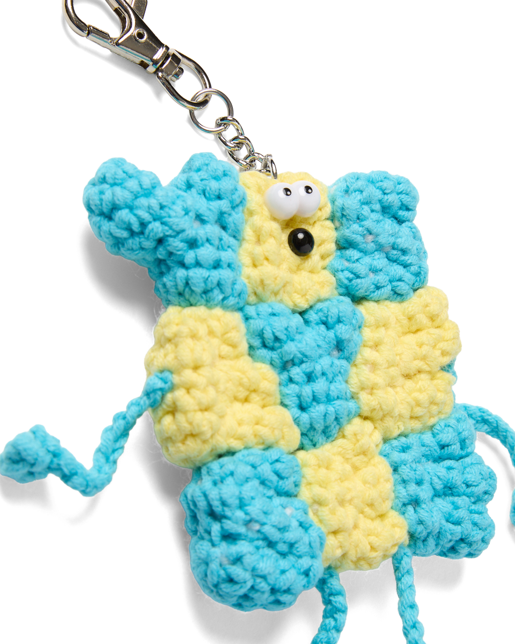 yeseyesee - C-Logo Knit Keyring (Sky Blue) product image 2 | TRAB K-Fashion Australia