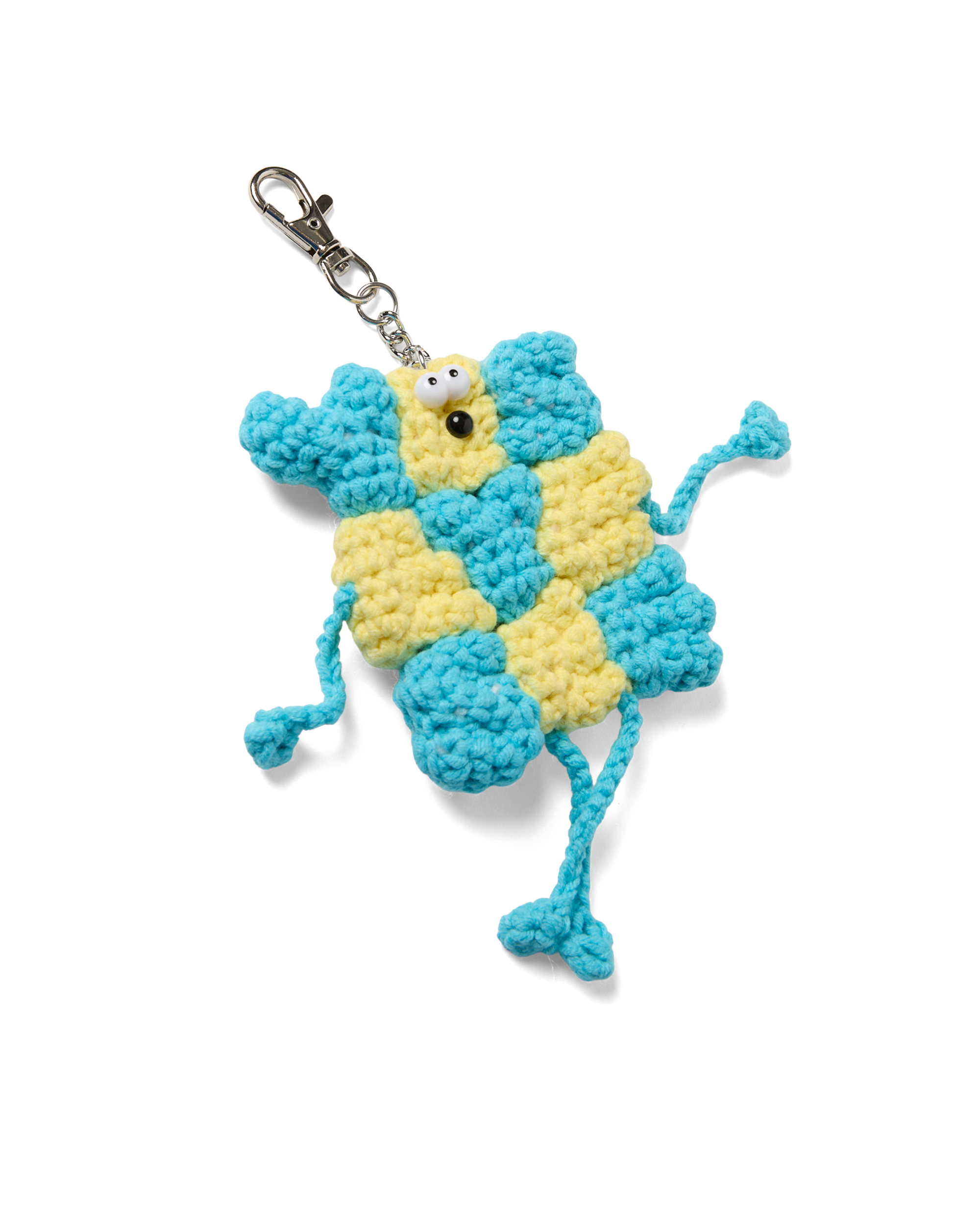 yeseyesee - C-Logo Knit Keyring (Sky Blue) product image 3 | TRAB K-Fashion Australia
