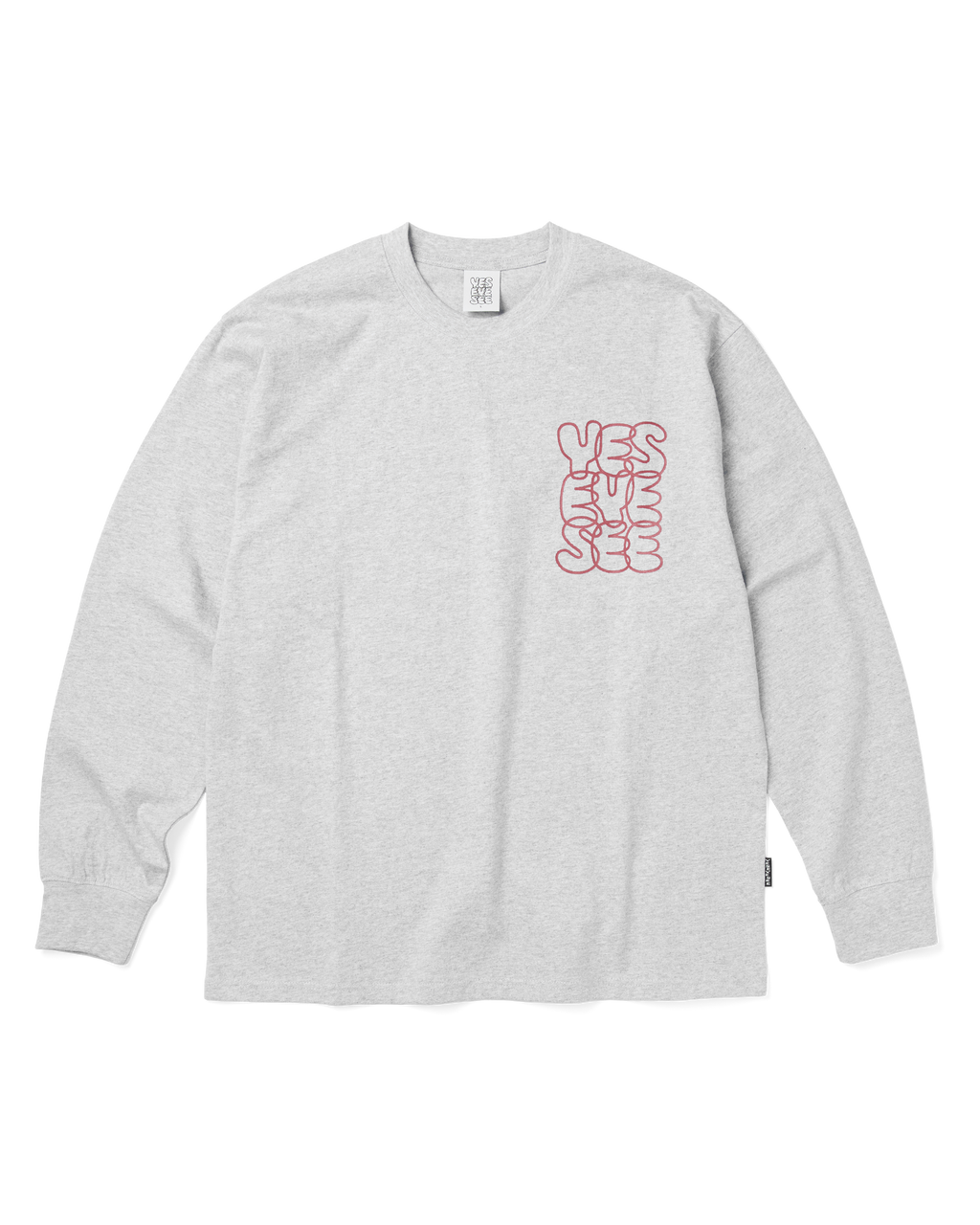 yeseyesee - C-Logo L/S (Grey) product image 1 | TRAB K-Fashion Australia