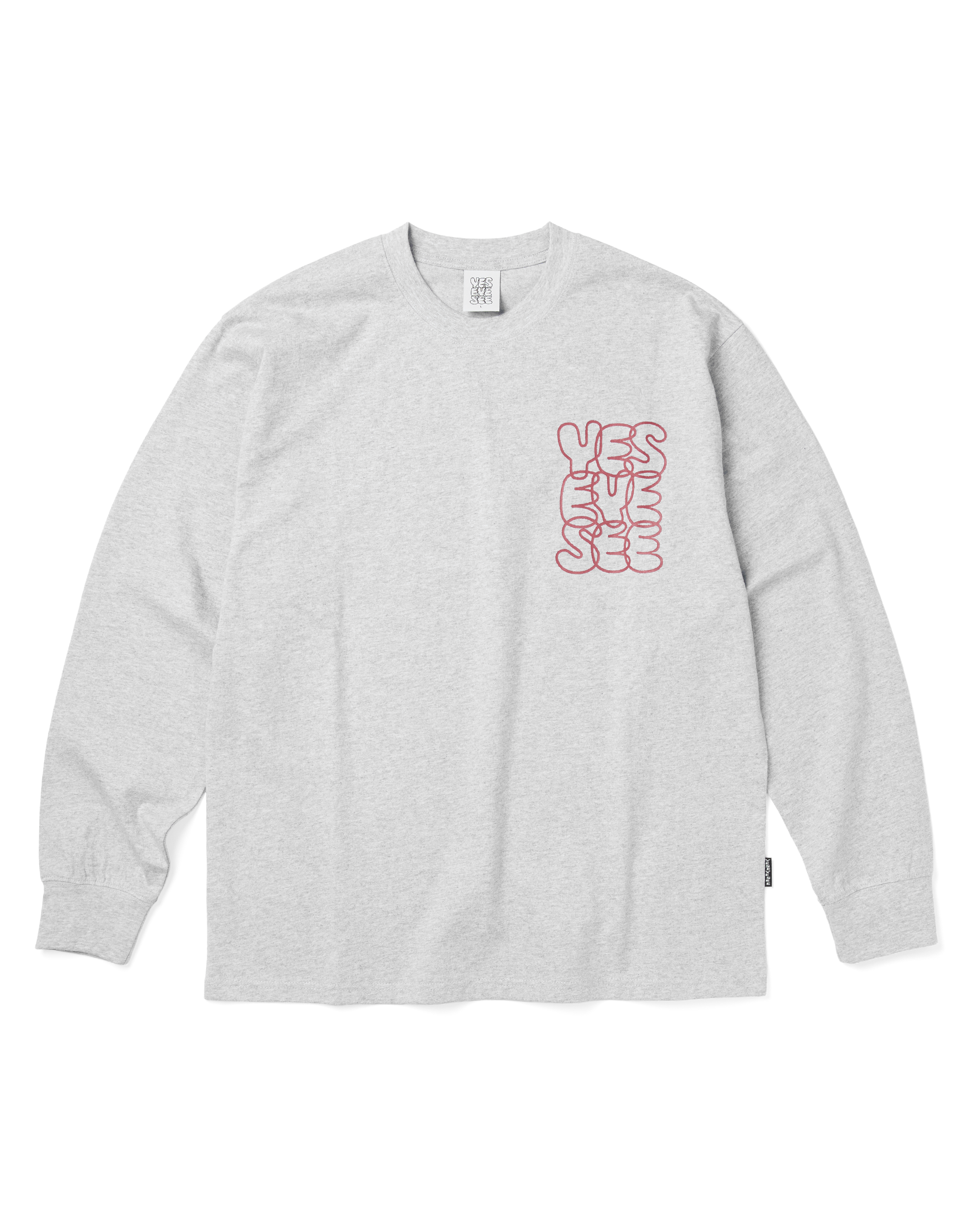 yeseyesee - C-Logo L/S (Grey) product image 1 | TRAB K-Fashion Australia