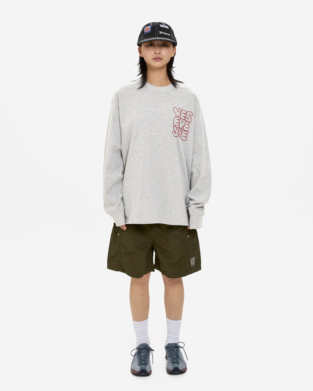 yeseyesee - C-Logo L/S (Grey) product image 10 | TRAB K-Fashion Australia