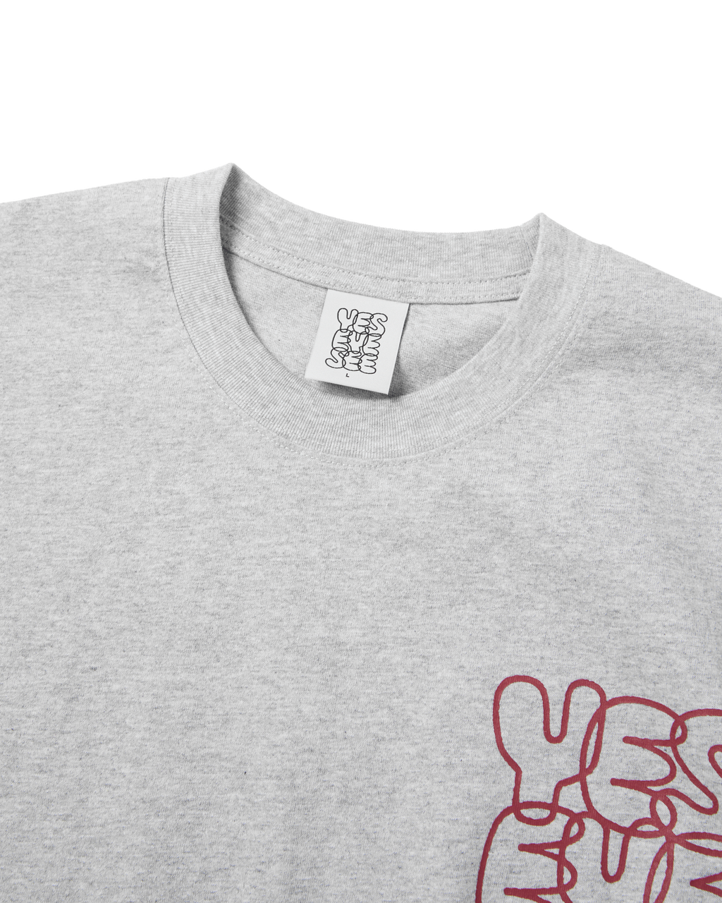 yeseyesee - C-Logo L/S (Grey) product image 3 | TRAB K-Fashion Australia