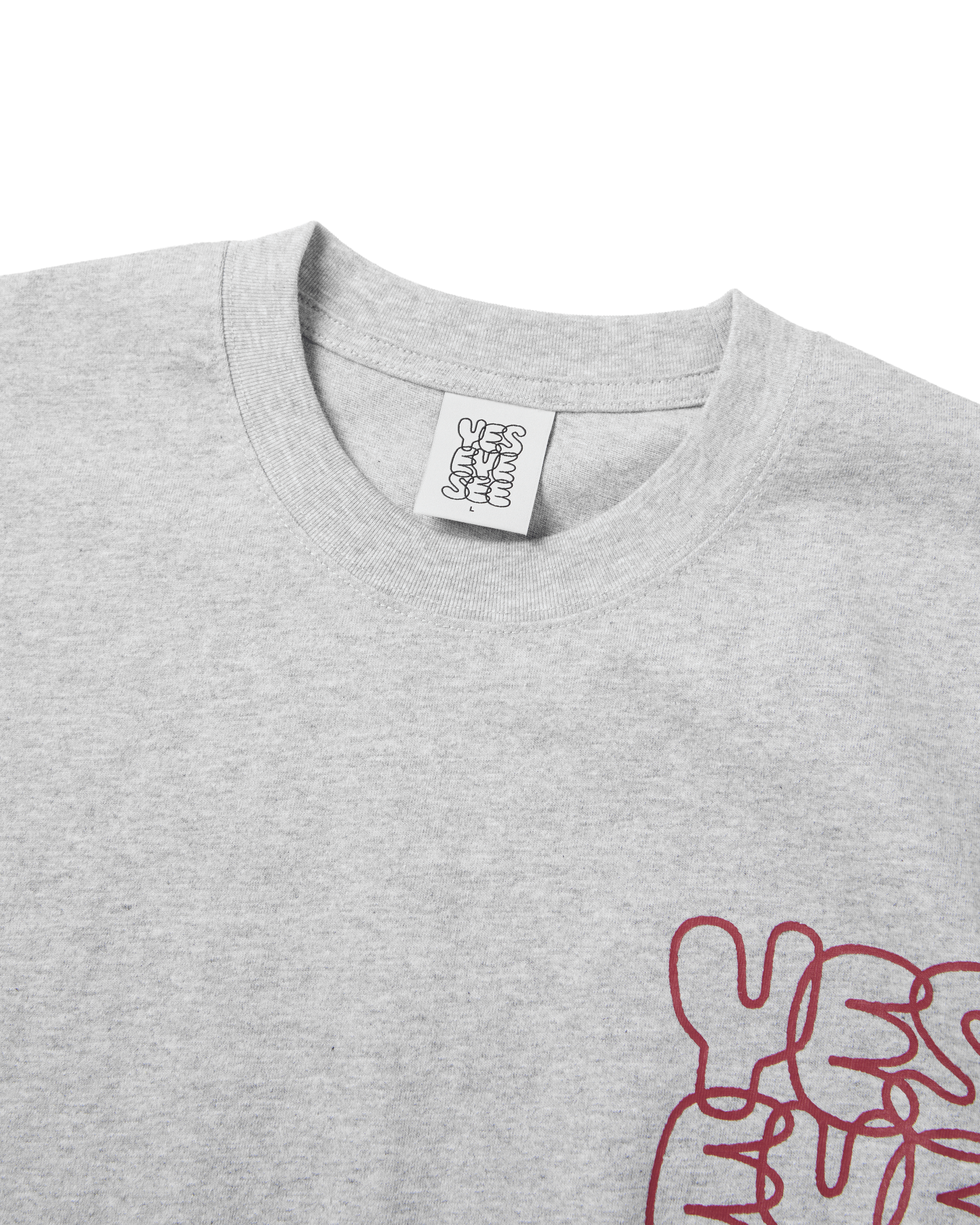 yeseyesee - C-Logo L/S (Grey) product image 3 | TRAB K-Fashion Australia