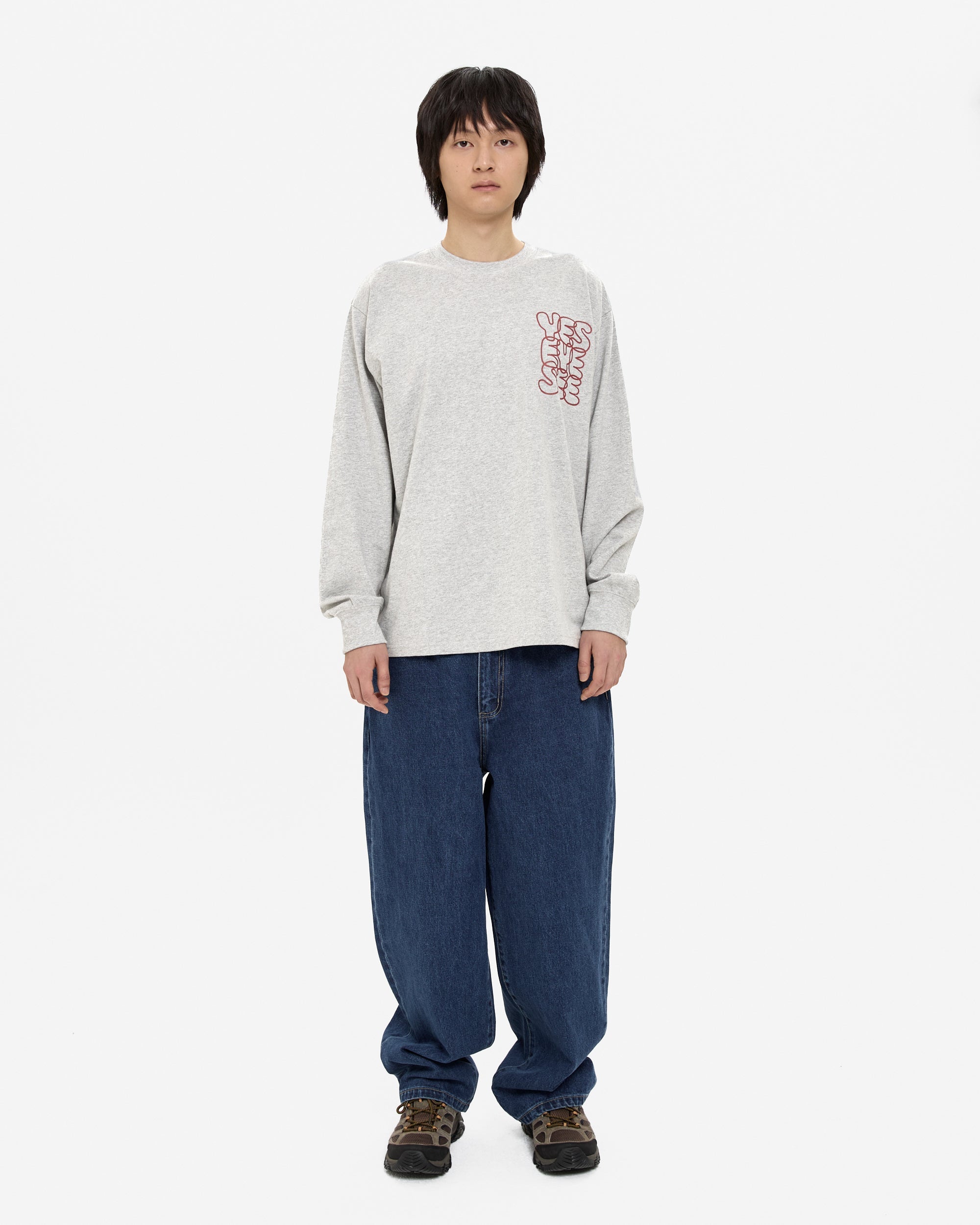 yeseyesee - C-Logo L/S (Grey) product image 7 | TRAB K-Fashion Australia