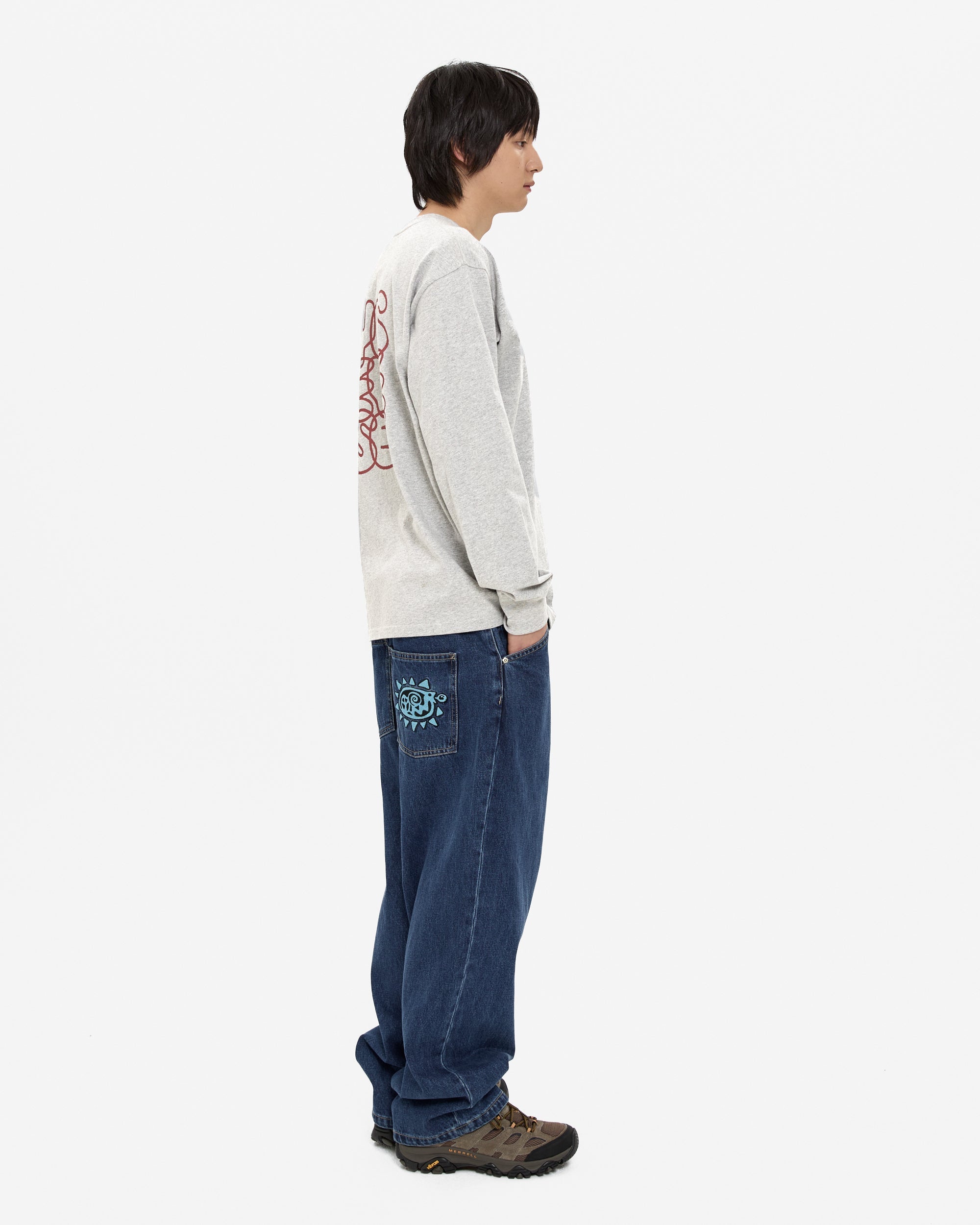 yeseyesee - C-Logo L/S (Grey) product image 9 | TRAB K-Fashion Australia