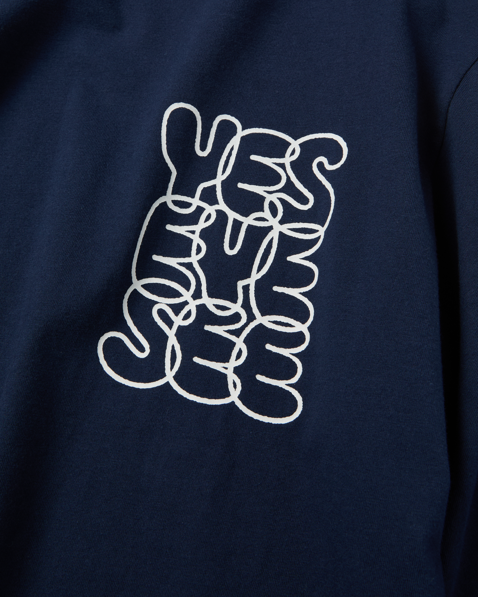 yeseyesee - C-Logo L/S (Navy) product image 4 | TRAB K-Fashion Australia