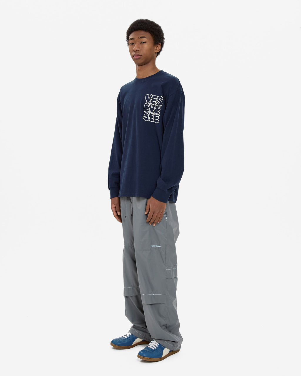 yeseyesee - C-Logo L/S (Navy) product image 8 | TRAB K-Fashion Australia