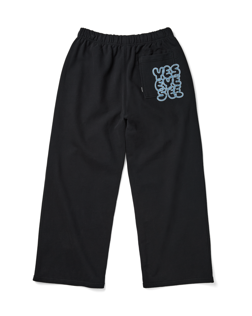 yeseyesee - C-Logo Straight Sweatpants (Black) product image 2 | TRAB K-Fashion Australia