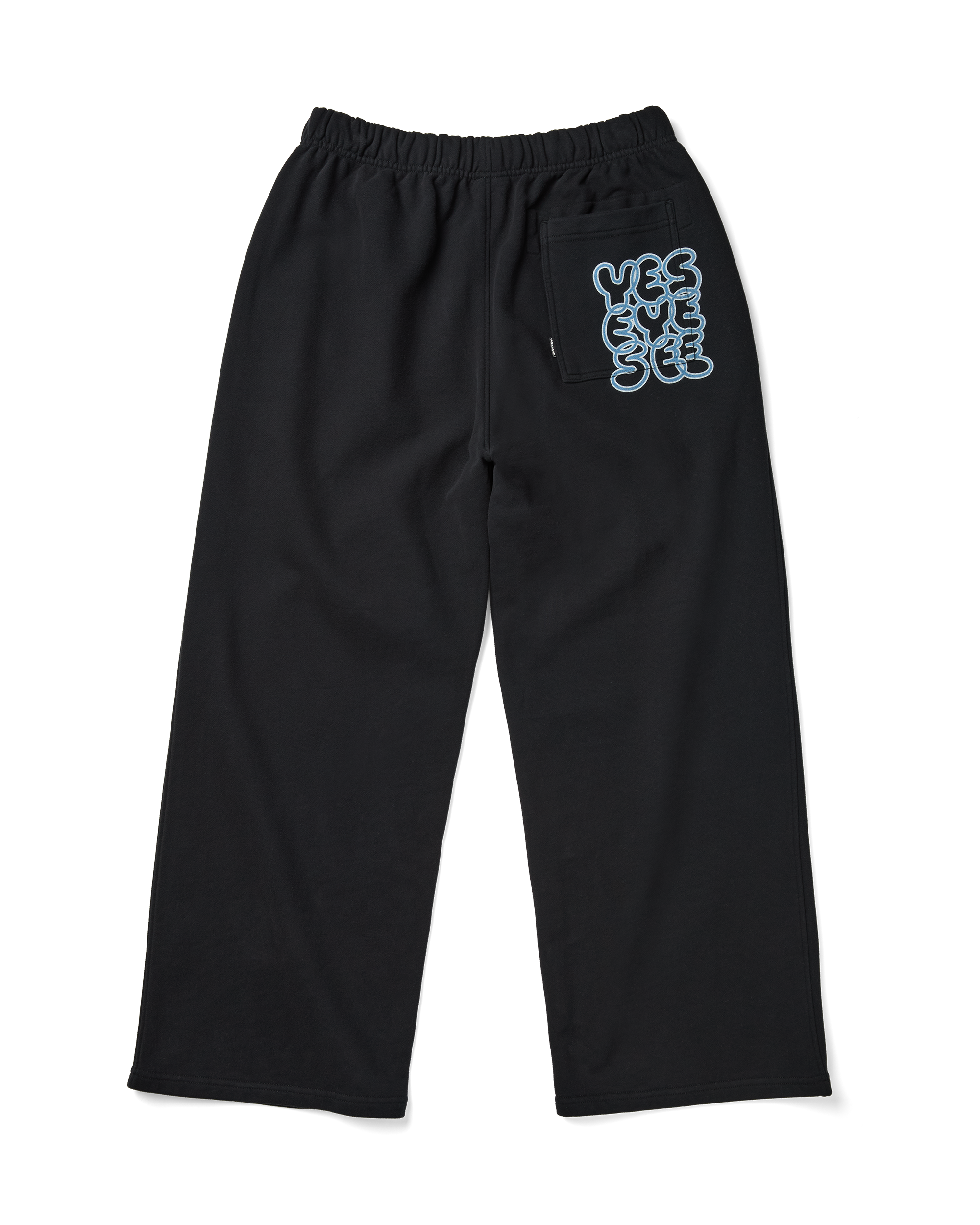 yeseyesee - C-Logo Straight Sweatpants (Black) product image 2 | TRAB K-Fashion Australia