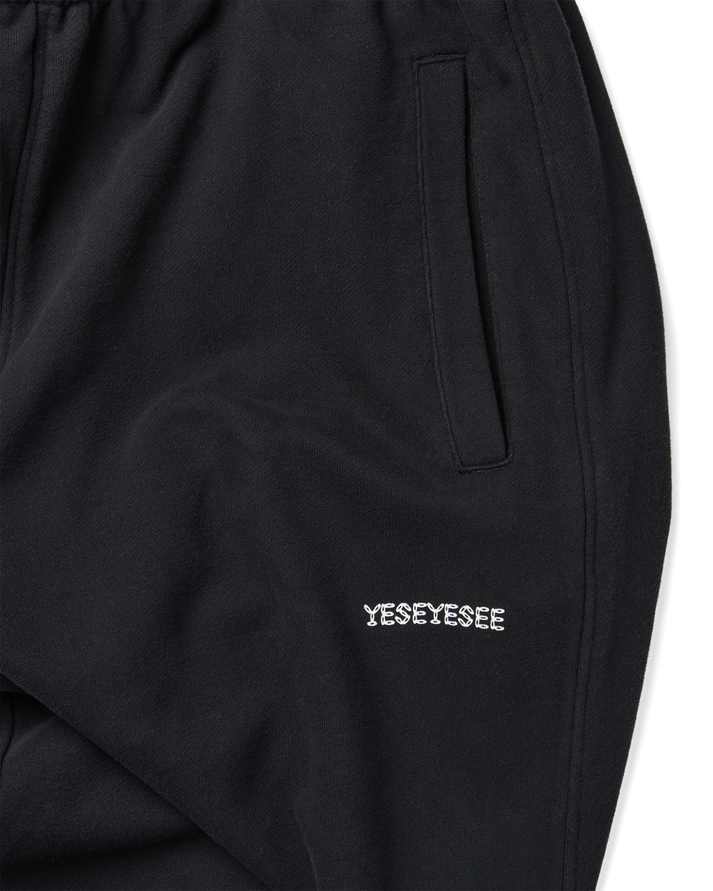 yeseyesee - C-Logo Straight Sweatpants (Black) product image 4 | TRAB K-Fashion Australia